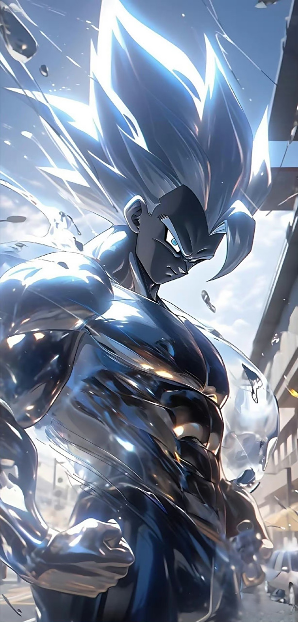 龙珠# 超级赛亚人孙悟空高清无水印手机壁纸,简直帅爆了!