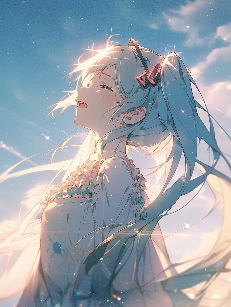 二次元# 初音未来绝美头像来袭,赶快来领取吧!