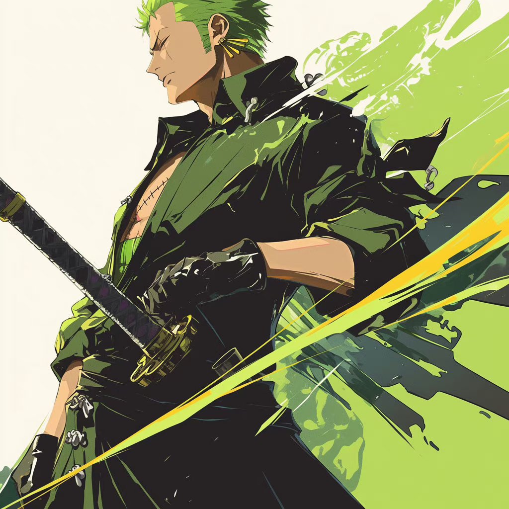 动漫头像和壁纸# 索隆帅气逼人男生专属头像,喜欢的记得来领取哦!