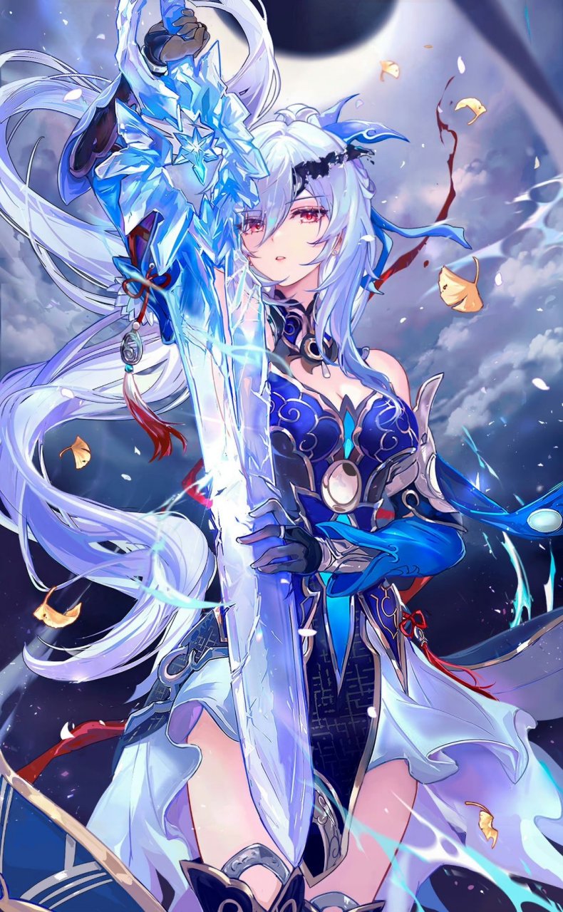 动漫# 高冷冰山美女剑士,一剑是否刺透你的心呢?