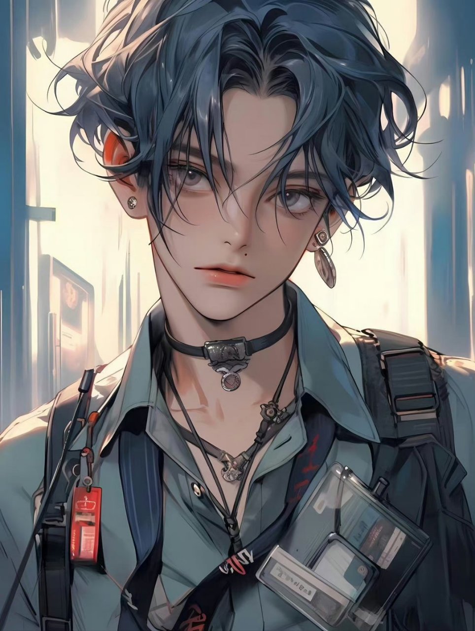 动漫头像和壁纸# 复古风二次元渣男专属头像,快来领取吧!