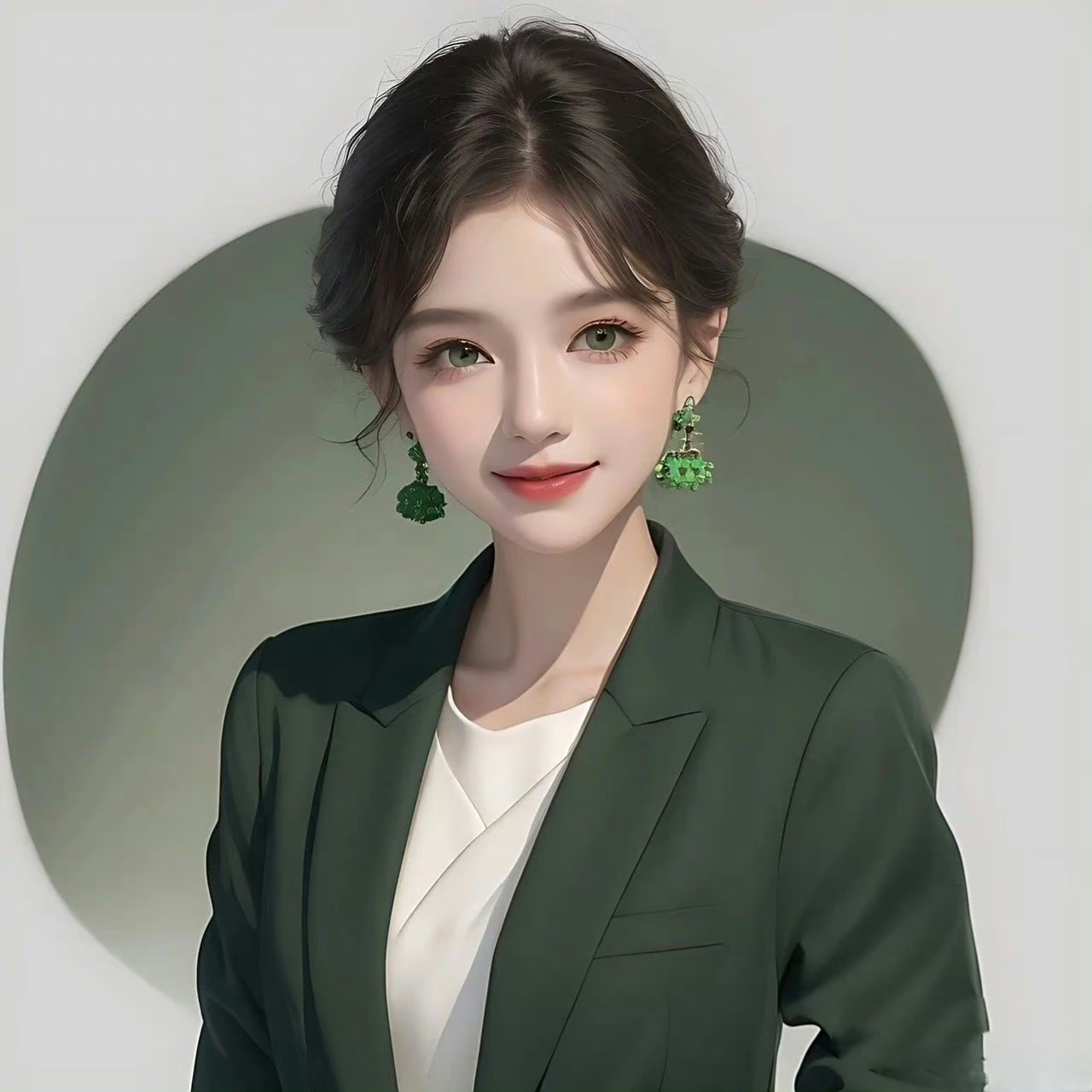 金秋图文动态创作节# #动漫头像和壁纸# 优雅气质短发女生专属头 