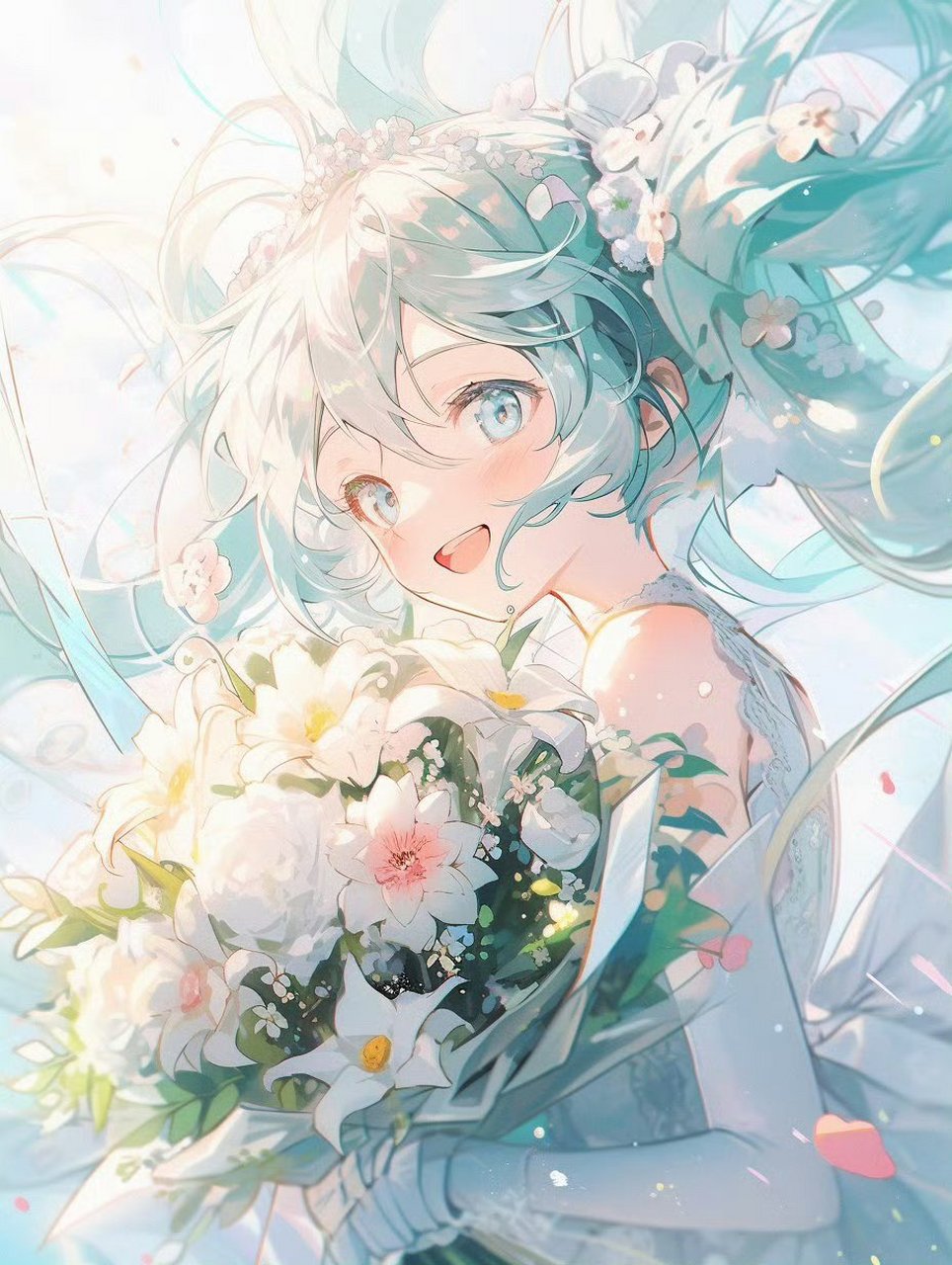 二次元# 初音未来绝美头像来袭,赶快来领取吧!