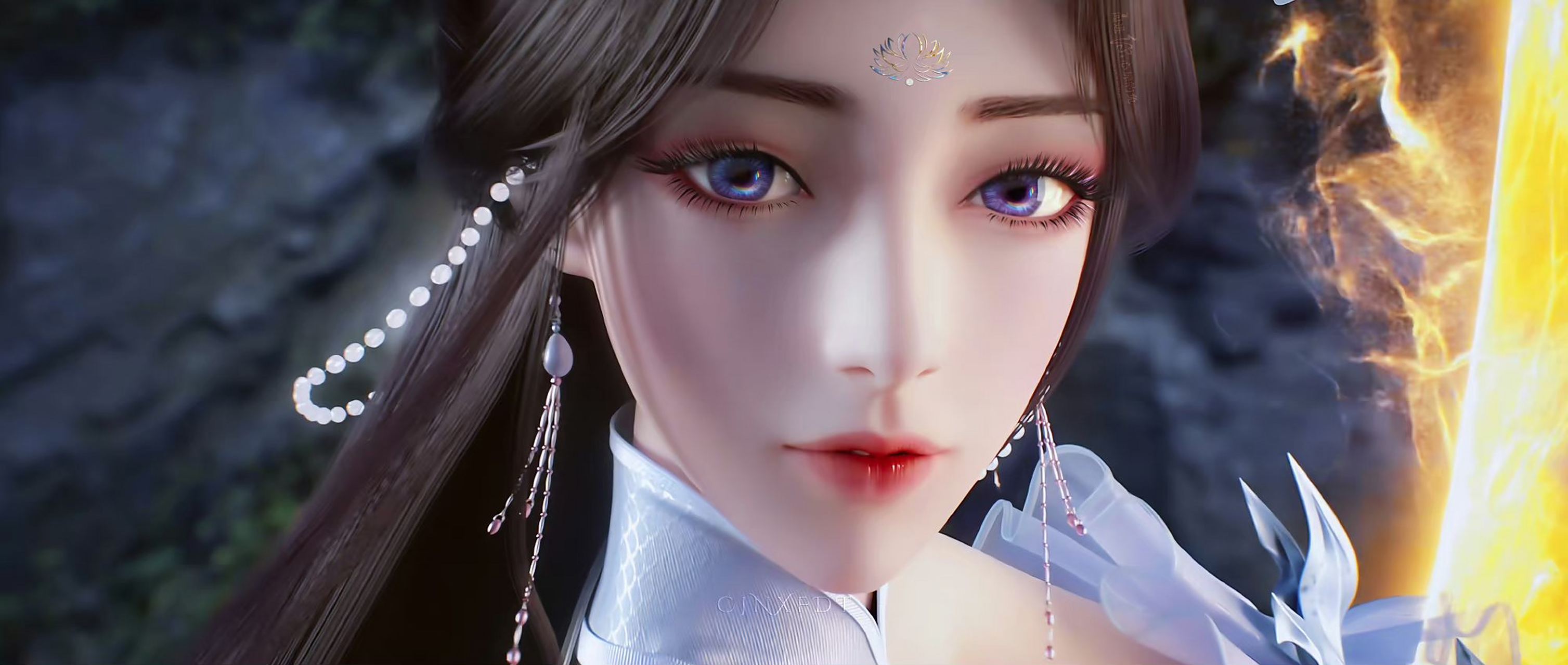 完美世界# 这么美的月婵仙子,你心动了吗?