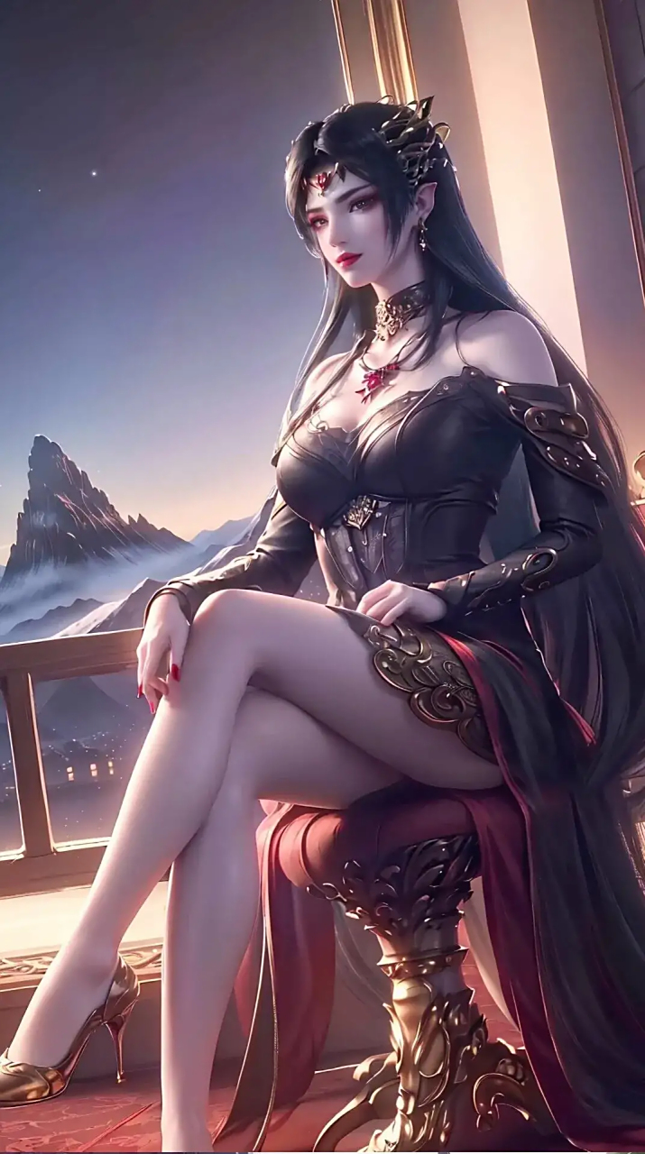 斗破苍穹# 美杜莎女王的大长腿太吸晴了!