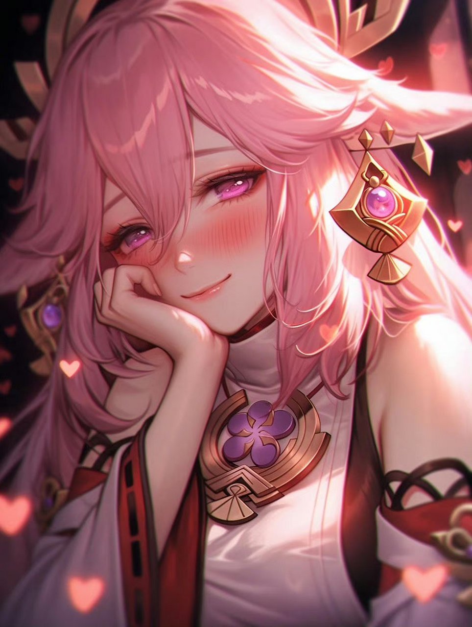 #九月动态激励计划# #原神# 八重神子表情包,等你来领取哦