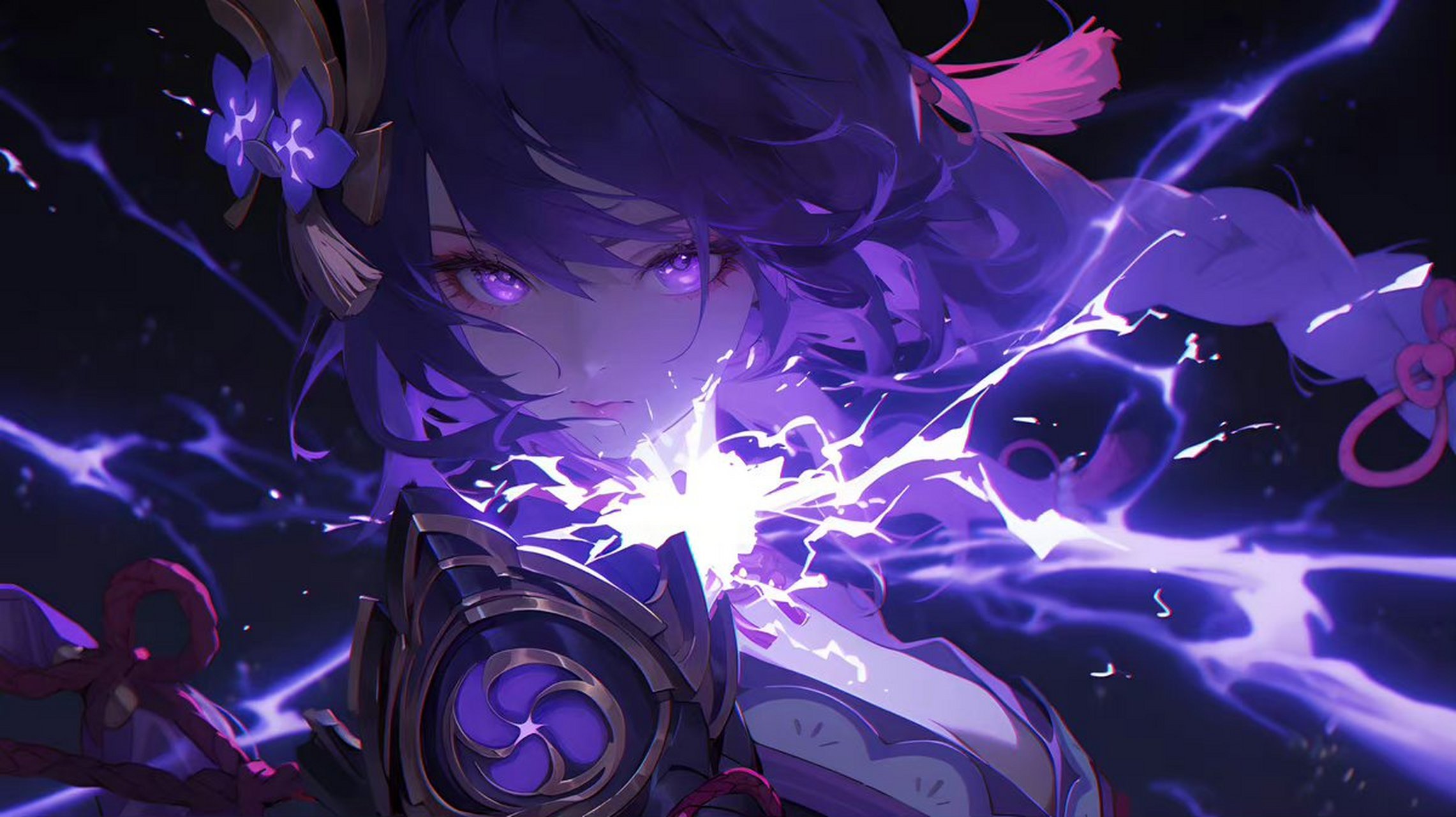 原神# 雷电将军小姐姐横屏专属壁纸来袭,赶快来领取吧.