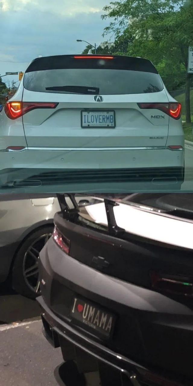 澳大利亚的车牌是可以定制的.