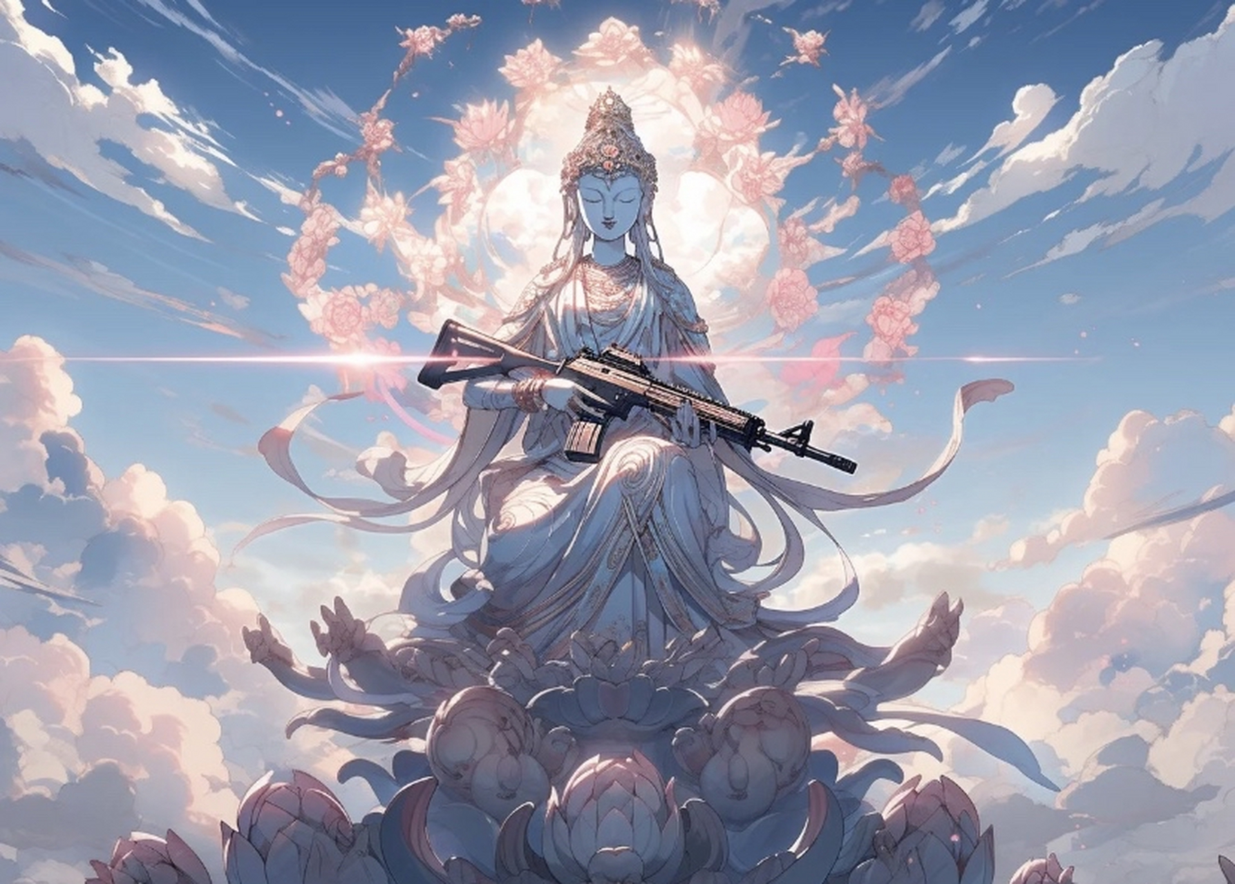 南无加特林菩萨 #ai共创计划# #ai绘画