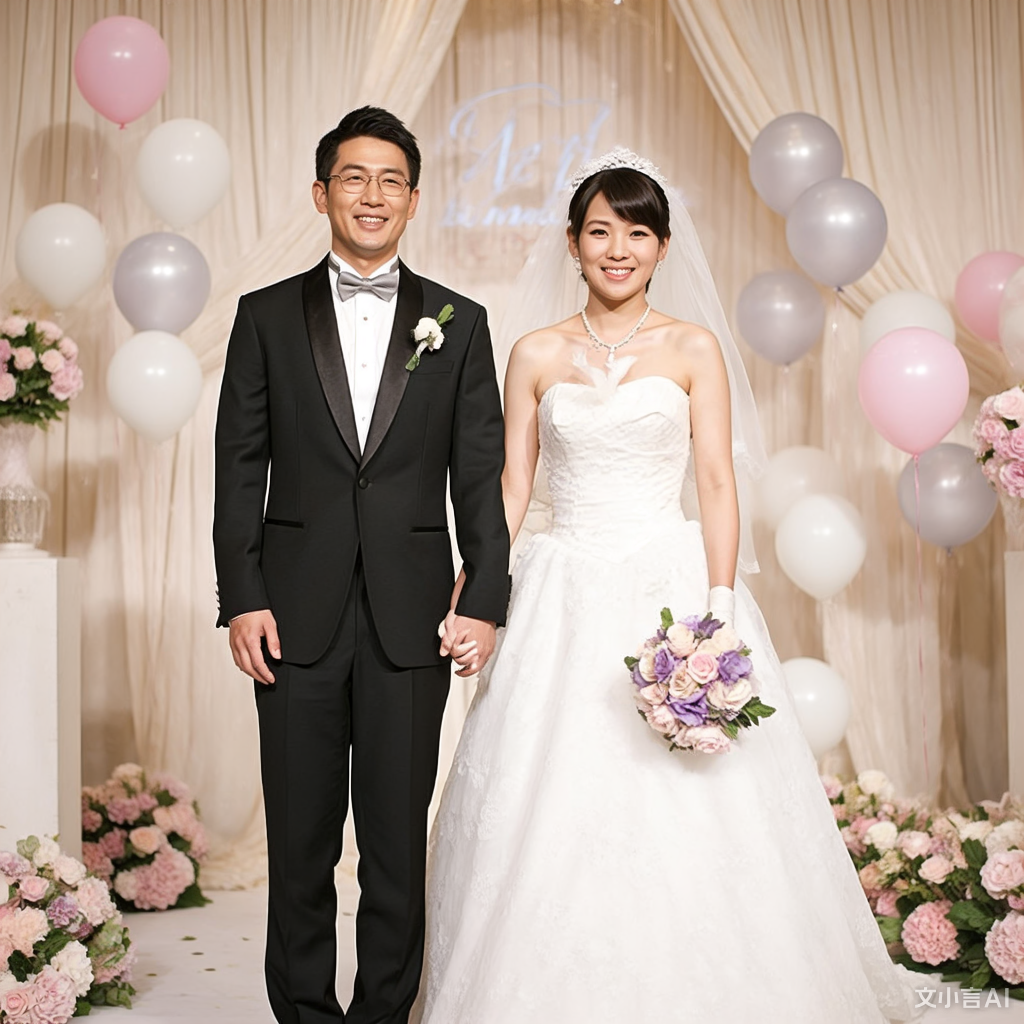 豪华婚礼李进荣老婆结婚照片李东国结婚黄暐婷结婚曾亮平德斯婚礼照片