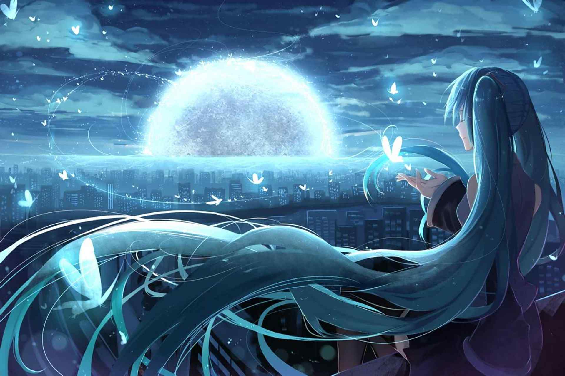 初音未来 #动漫壁纸# 超高清哒初音未来pc桌面壁纸,没有更好,只有最好