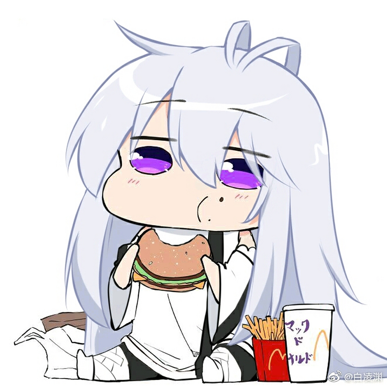 q版的古月娜表情包敲可爱