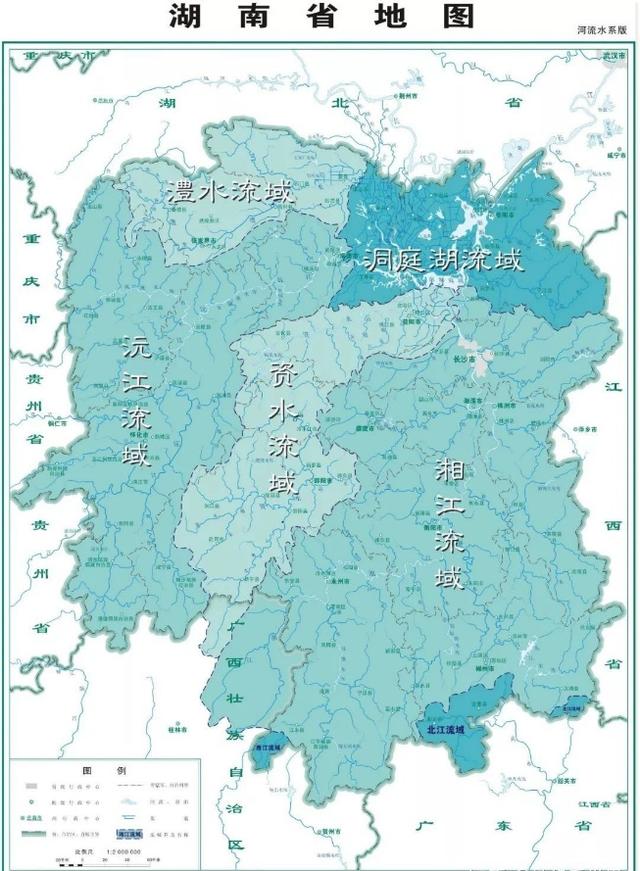 湖南水路地图图片