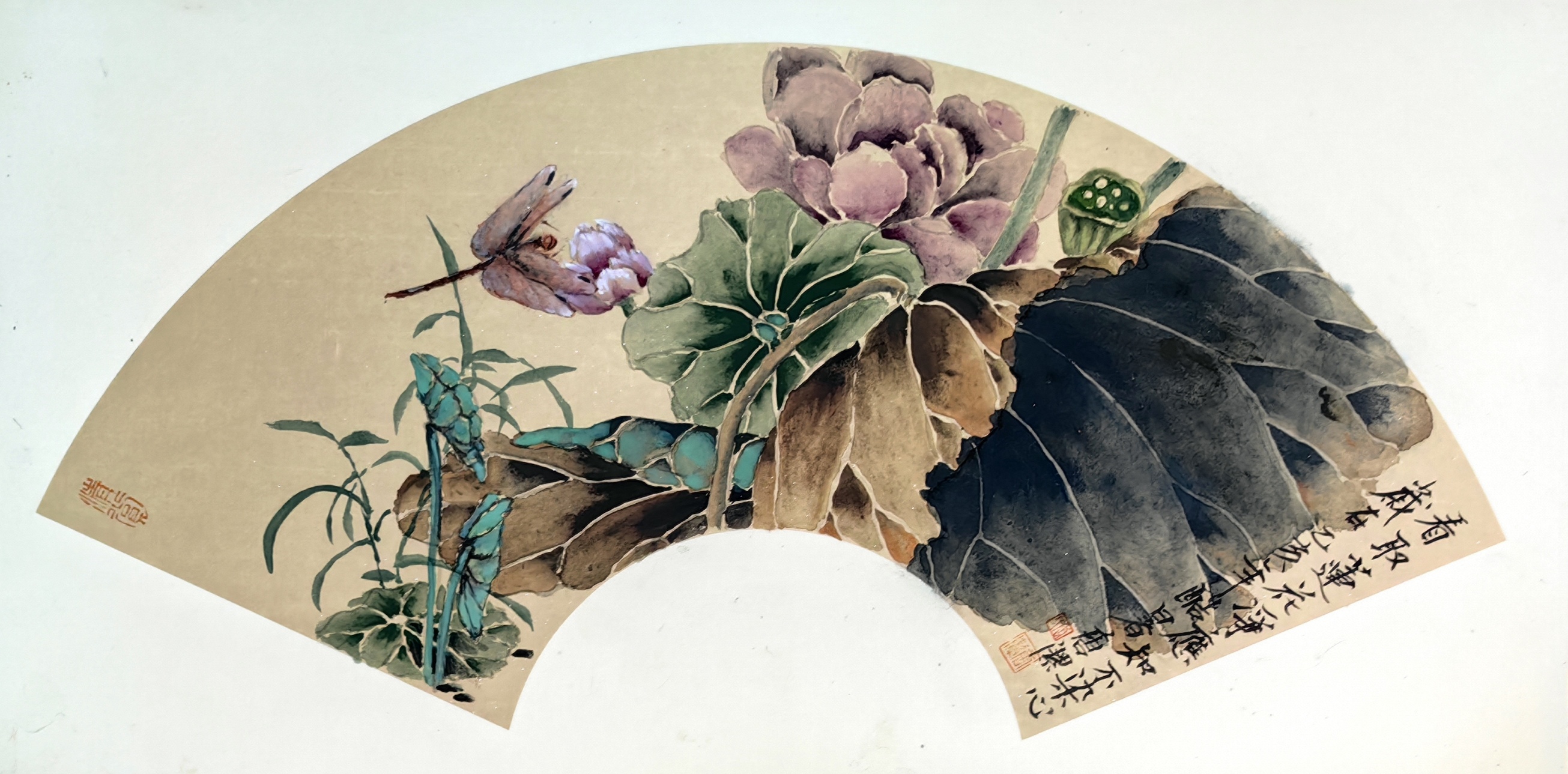 花鸟扇面