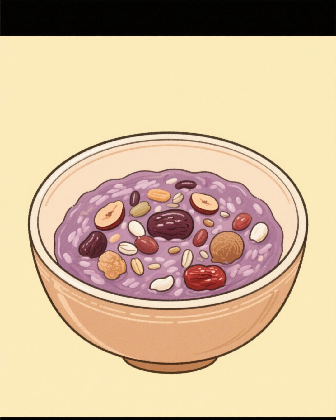 熬制八宝粥的时长,会因工具和食材状态而有所不同