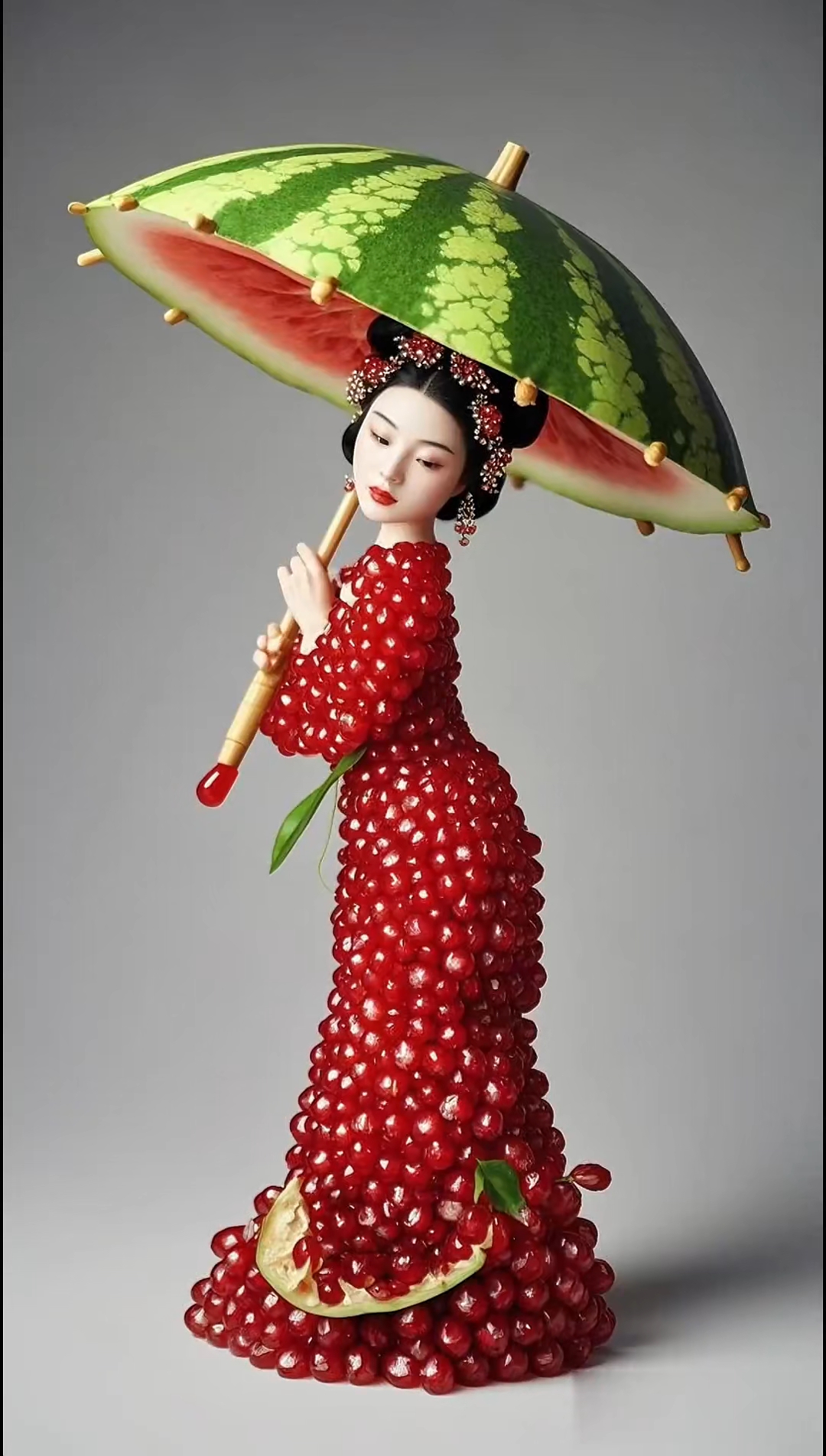 绝大多数人没见过这么有趣的水果艺术品:艺术充满生活,艺术真品,好有