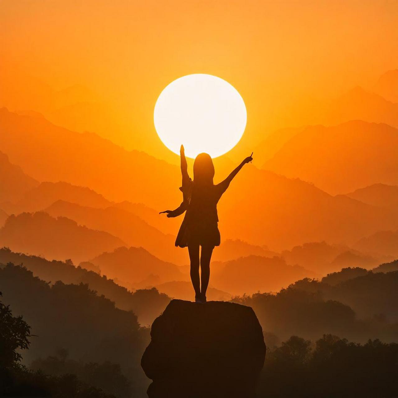 我不断攀登 只为 托起自己的太阳