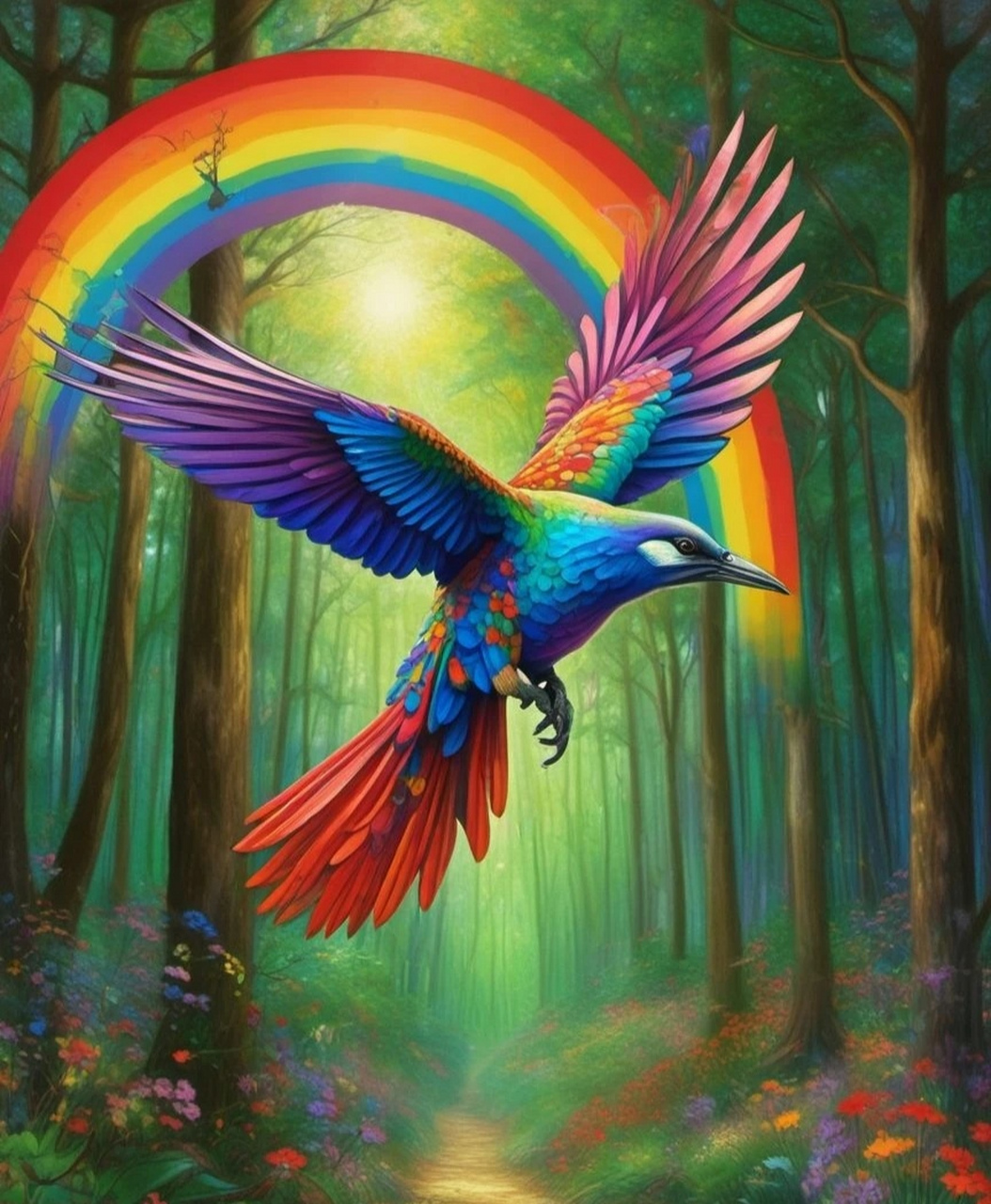 在一个遥远而又神秘的森林里,住着一群快乐的小鸟.