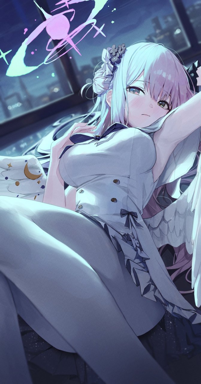 日奈/mika 画师:huhi #碧蓝档案# #二次元# #二次元美图
