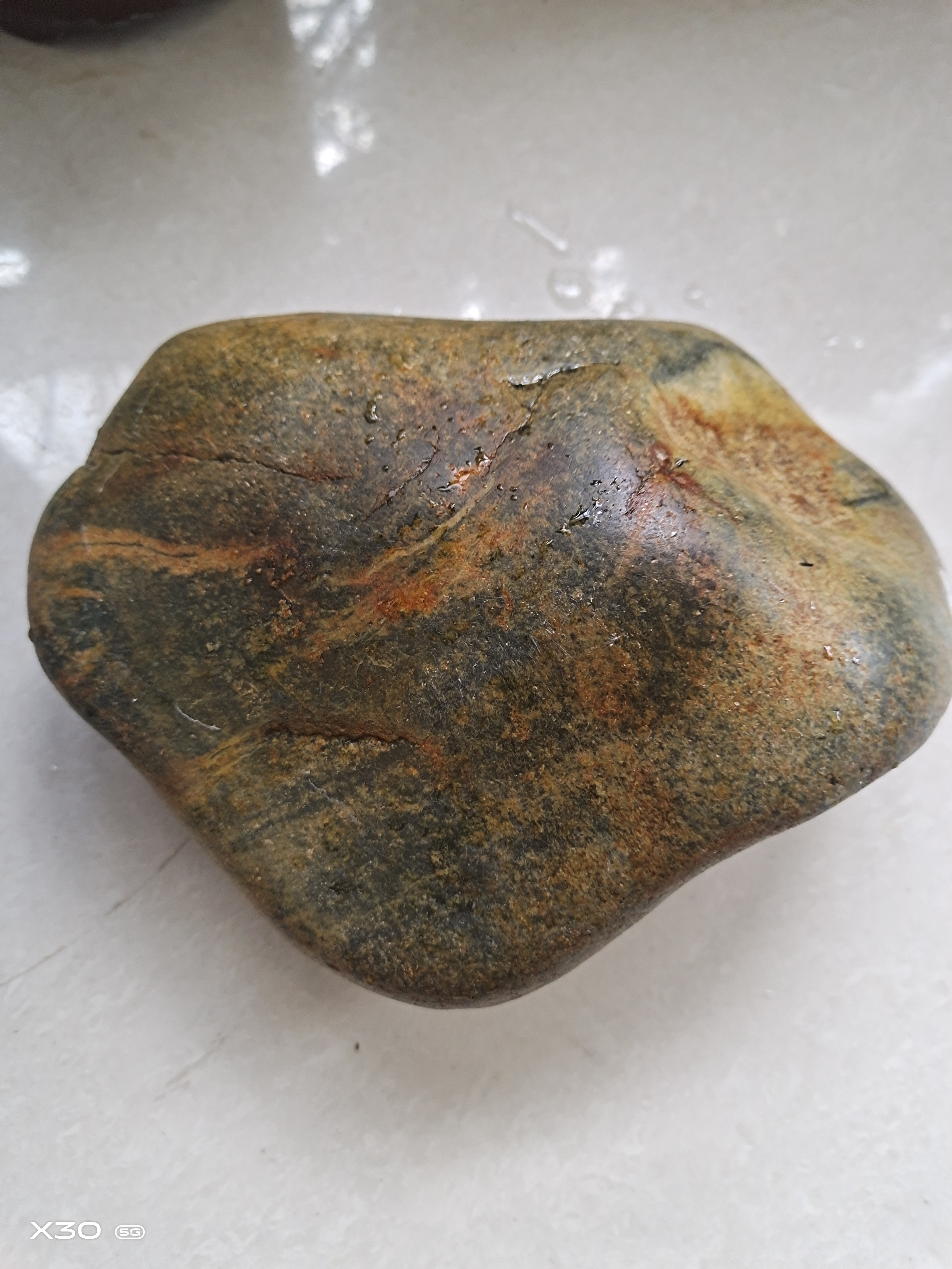 和田玉  虎皮籽料