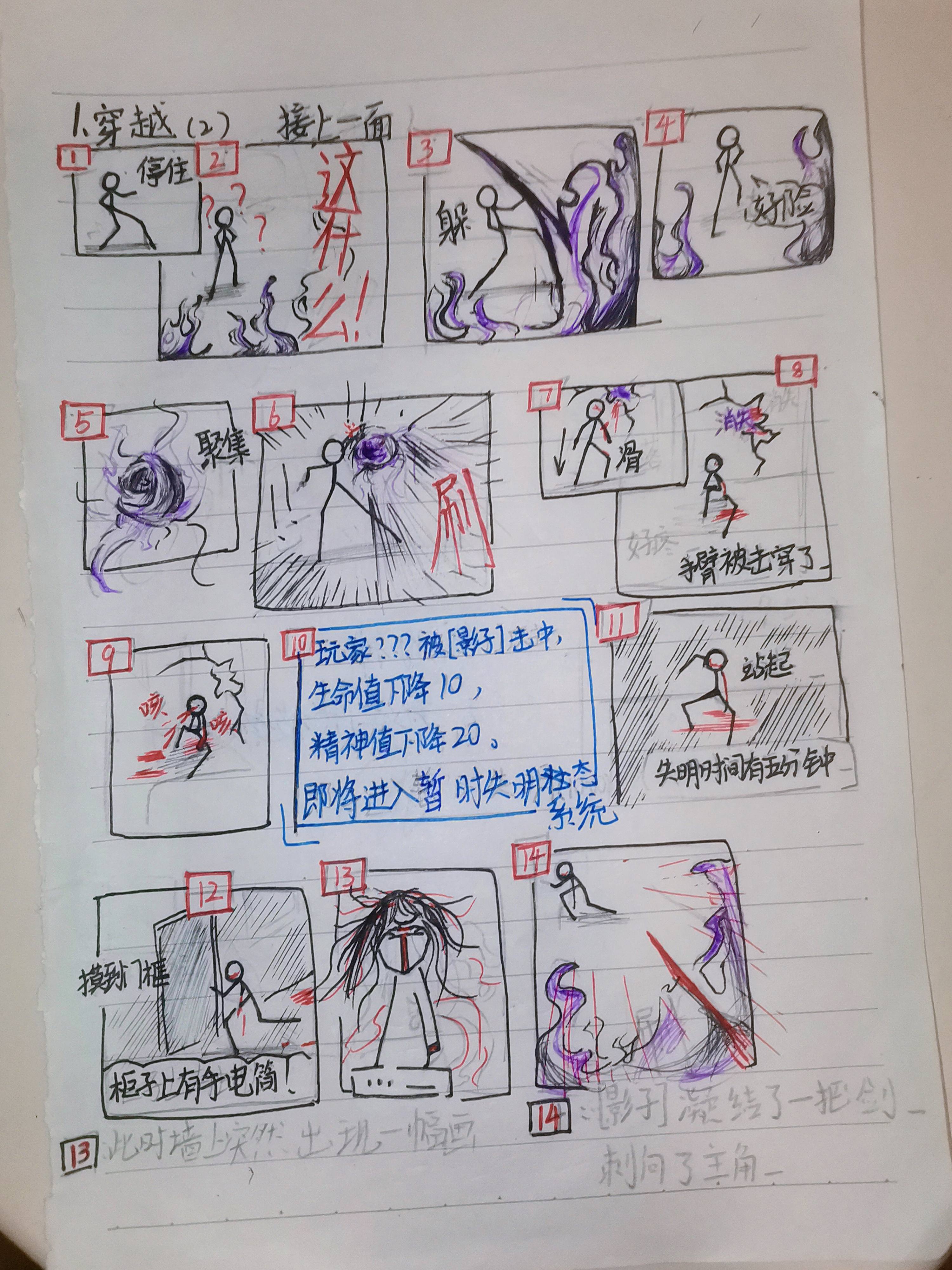 火柴人手绘漫画 搞笑图片