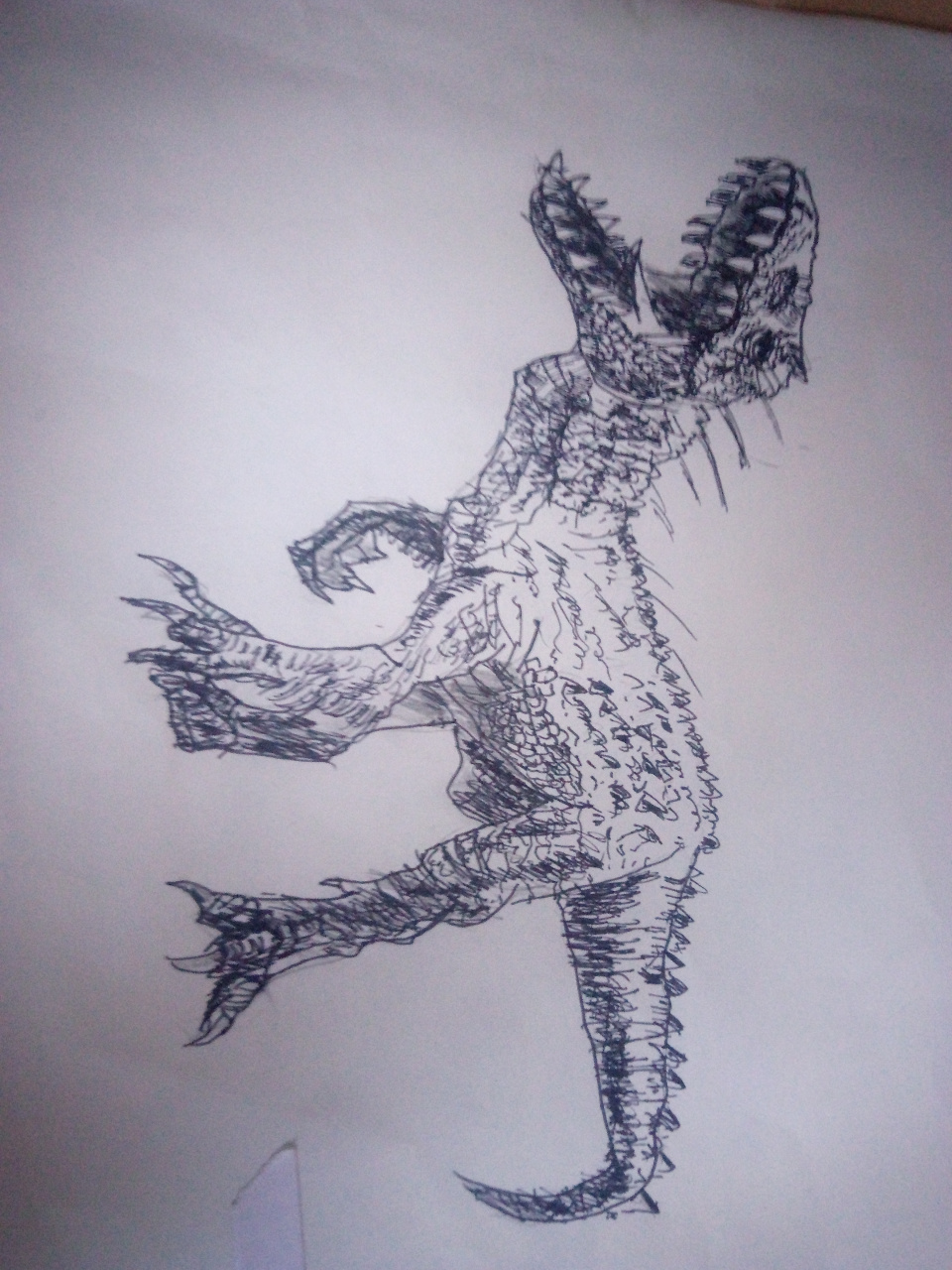 今日份小画作 暴虐迅猛龙和狂暴龙,侏罗纪世界大咖 (注:本人没学过