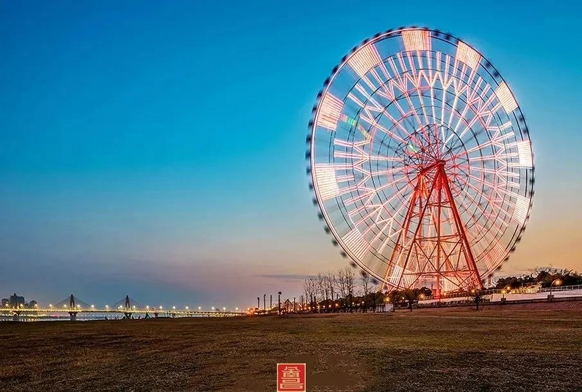 来我的城市过七夕#  南昌之星摩天轮 坐落于赣江边 是国内最高的