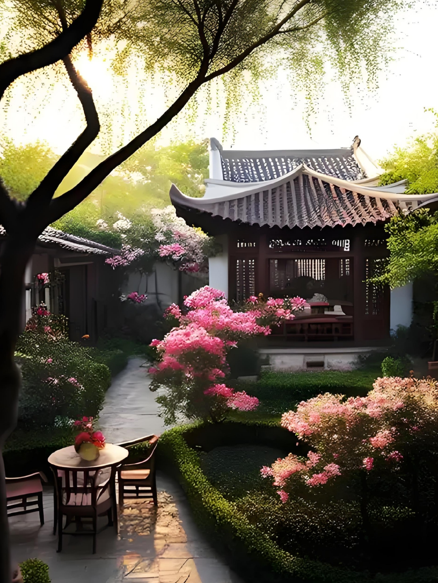 风过花开,携着一缕温柔的芬芳,悄然掠过岁月的长河
