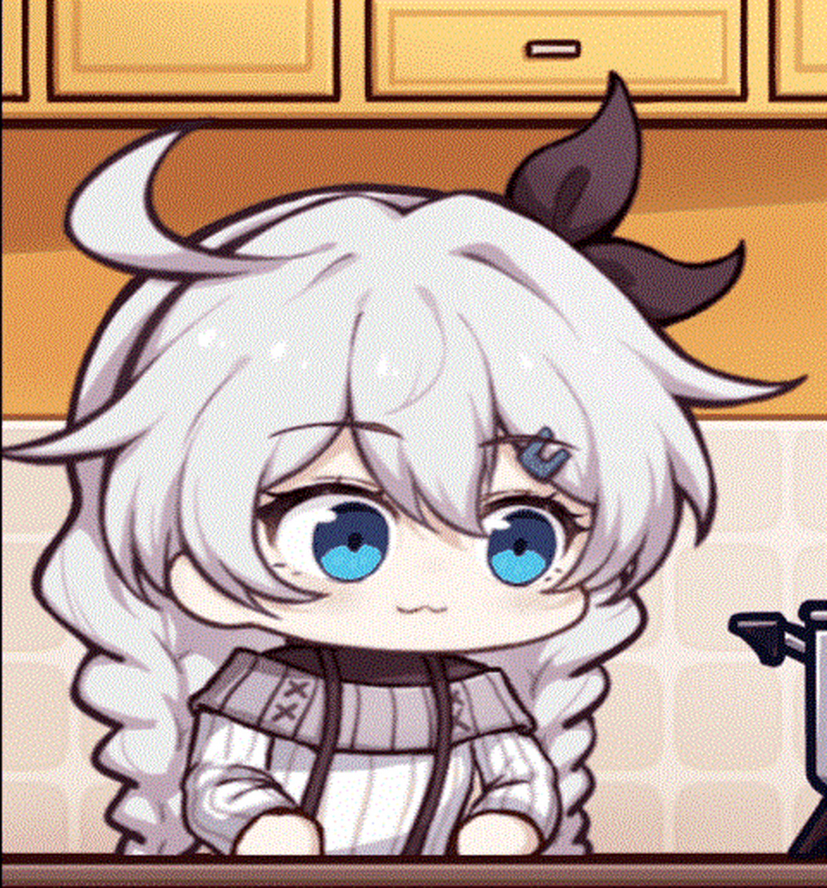 崩坏三# 崩坏三表情包第二期 图1,图9-琪亚娜 图2-符华 图3-爱莉希雅