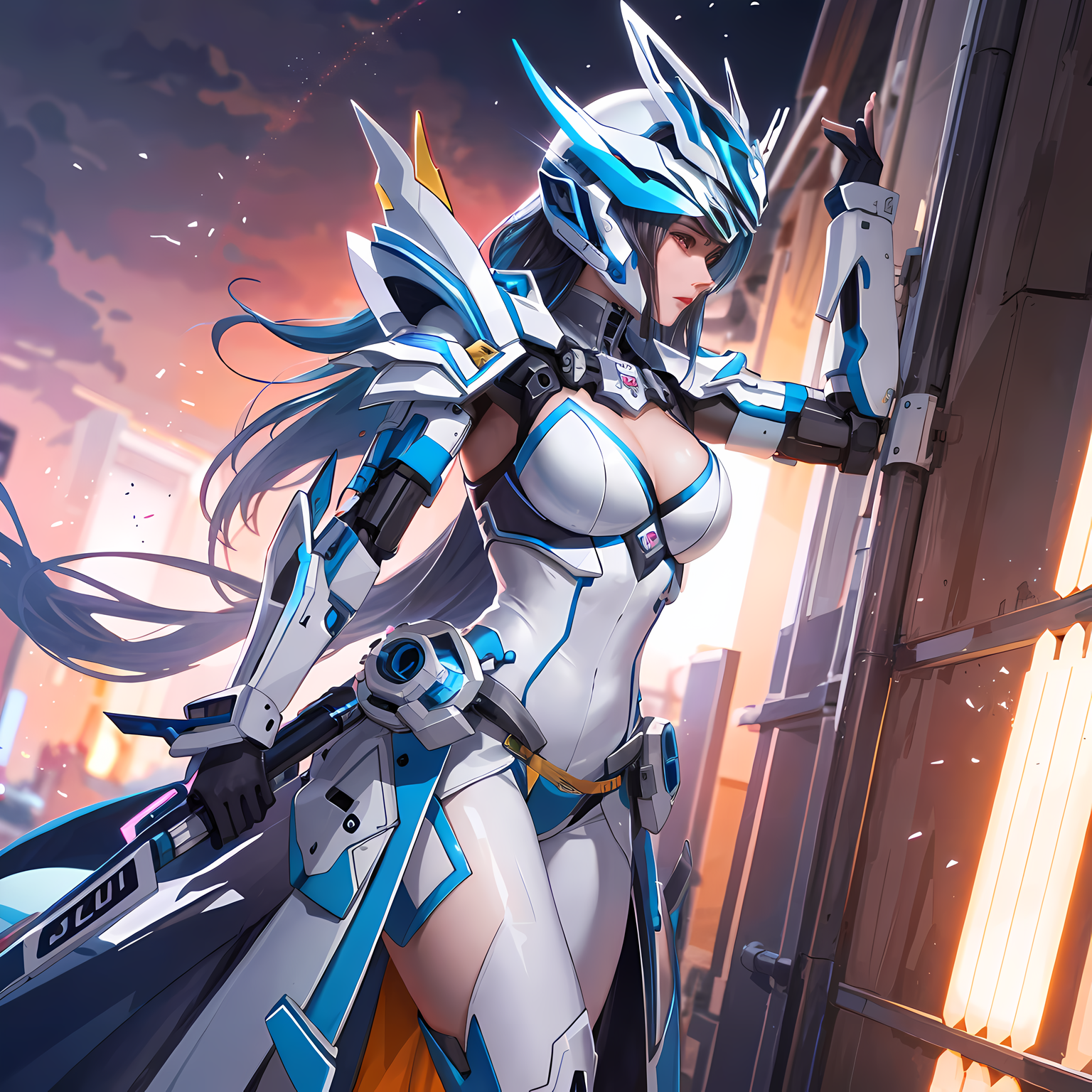 动漫美图# #养眼美女# 粉色浪漫,身材火辣!心中的战斗女神