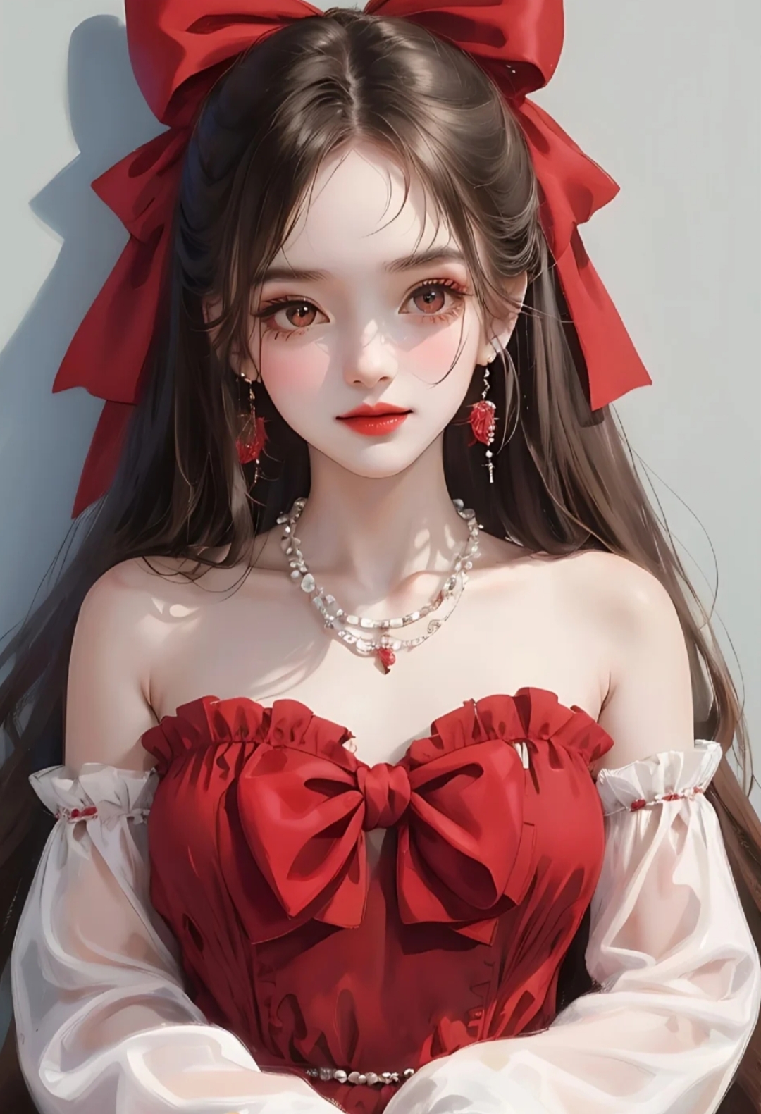 红色系#优质女生头像# #动漫头像# #头像