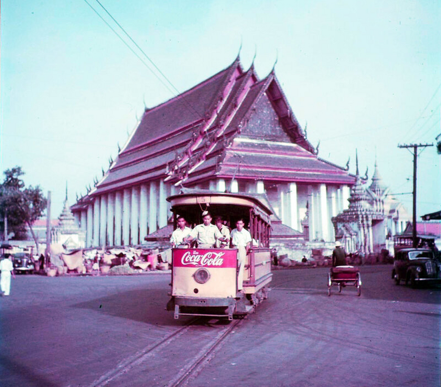 老照片:1951年,泰国曼谷