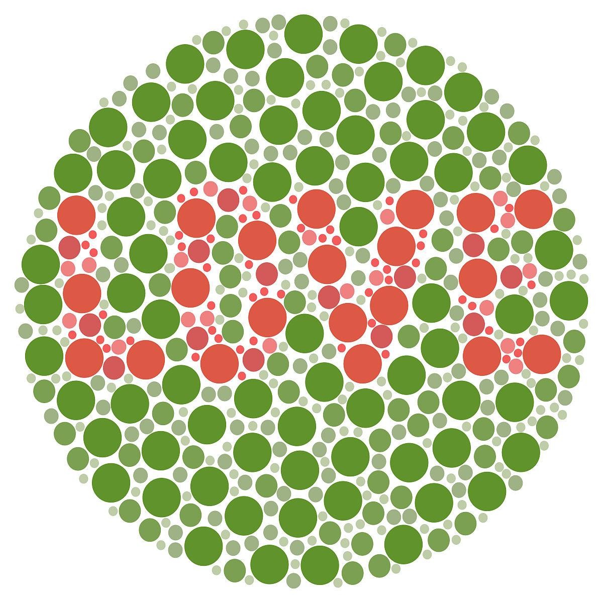 色盲色弱测试图,你能看清红色字母吗? #色弱# #色盲色弱# #眼力测 