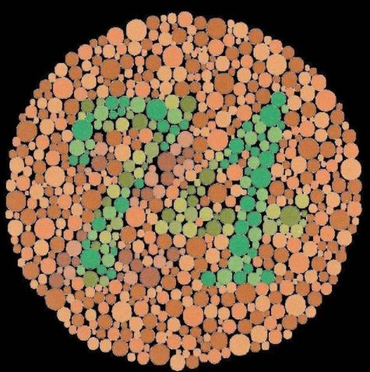 简单数学色盲色弱测试图挑战? 看看你能看出来吗?