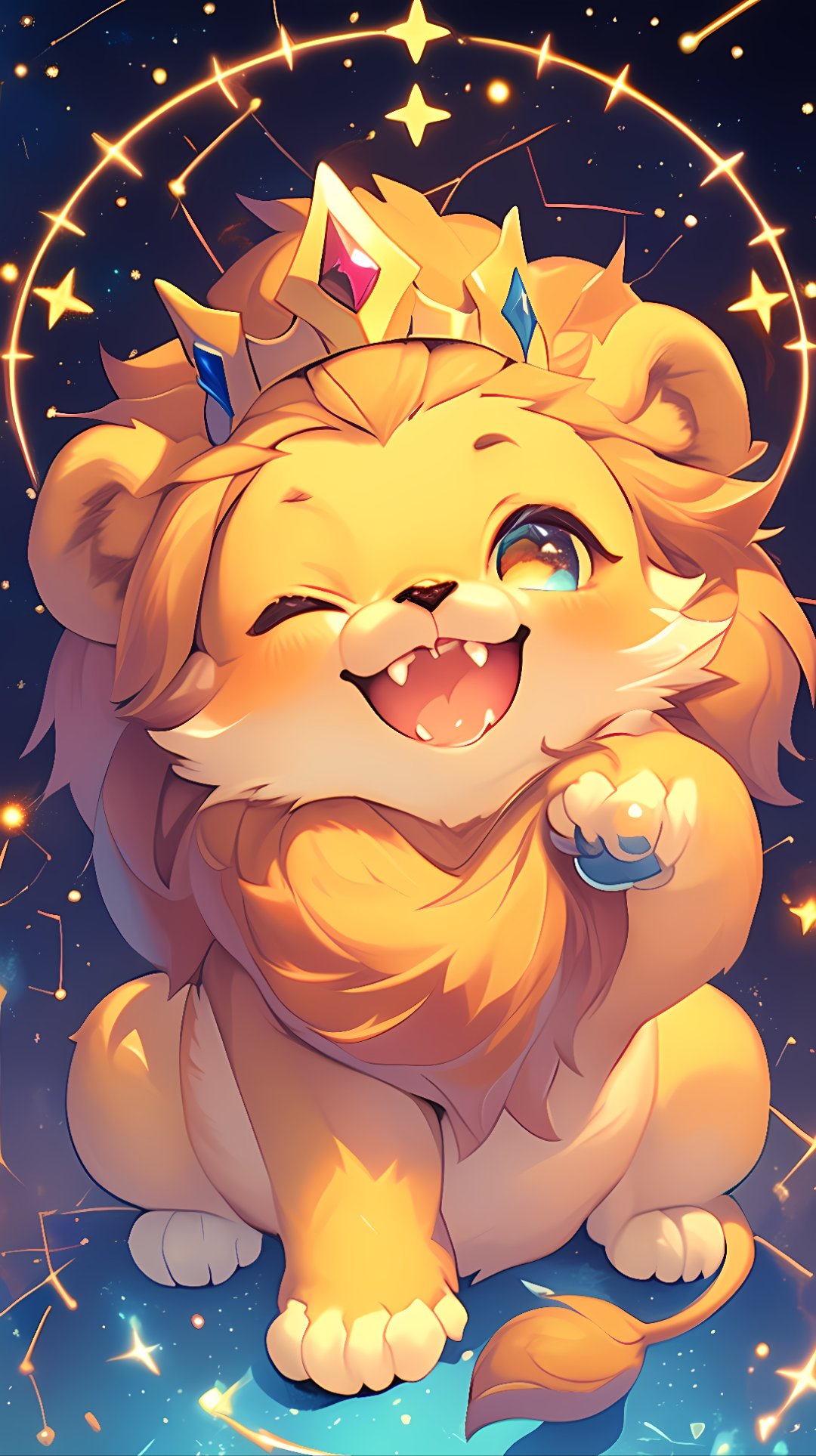 狮子座由太阳守护,属于火象星座