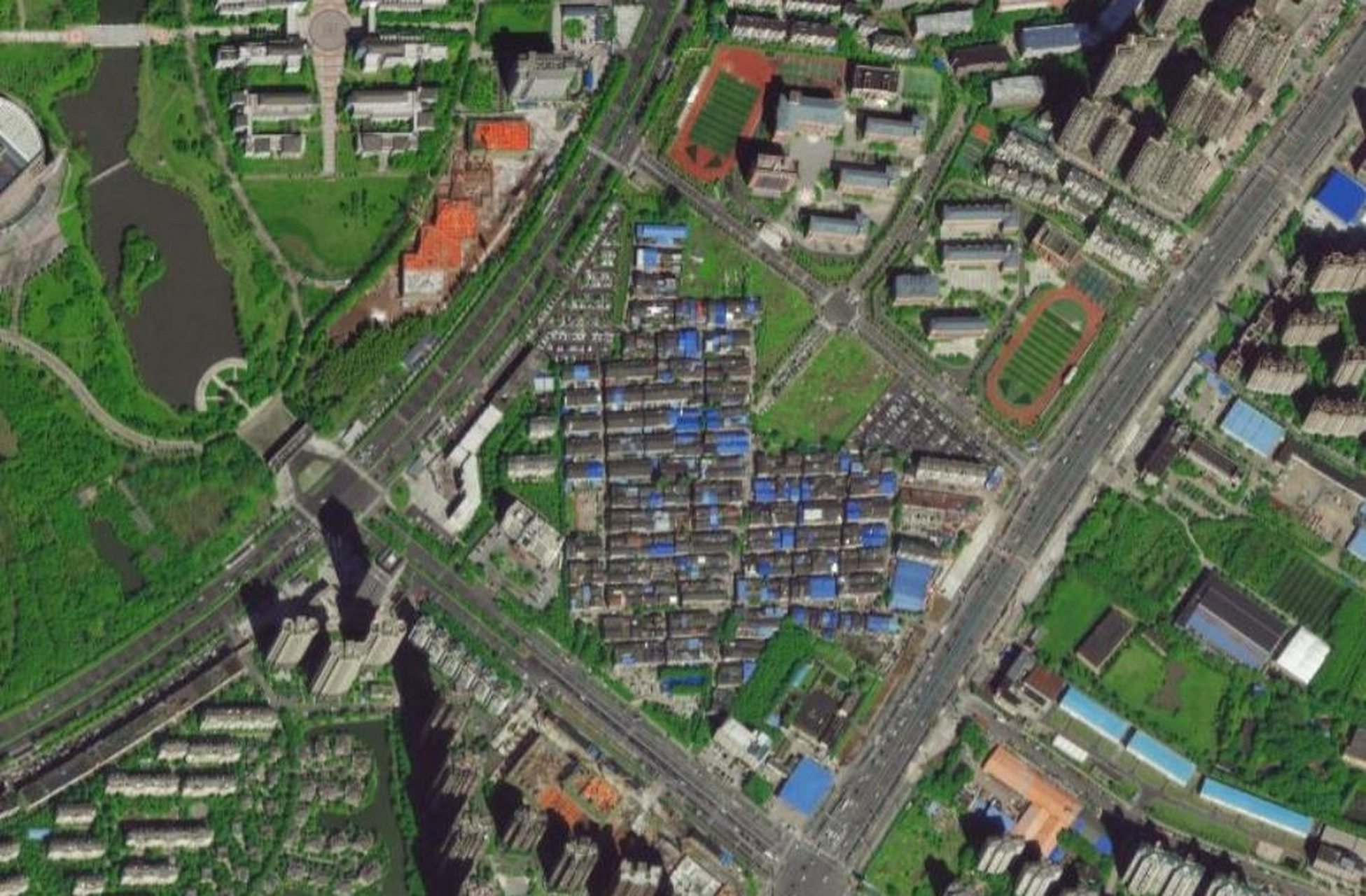 肥西县照山新村已全部拆迁.