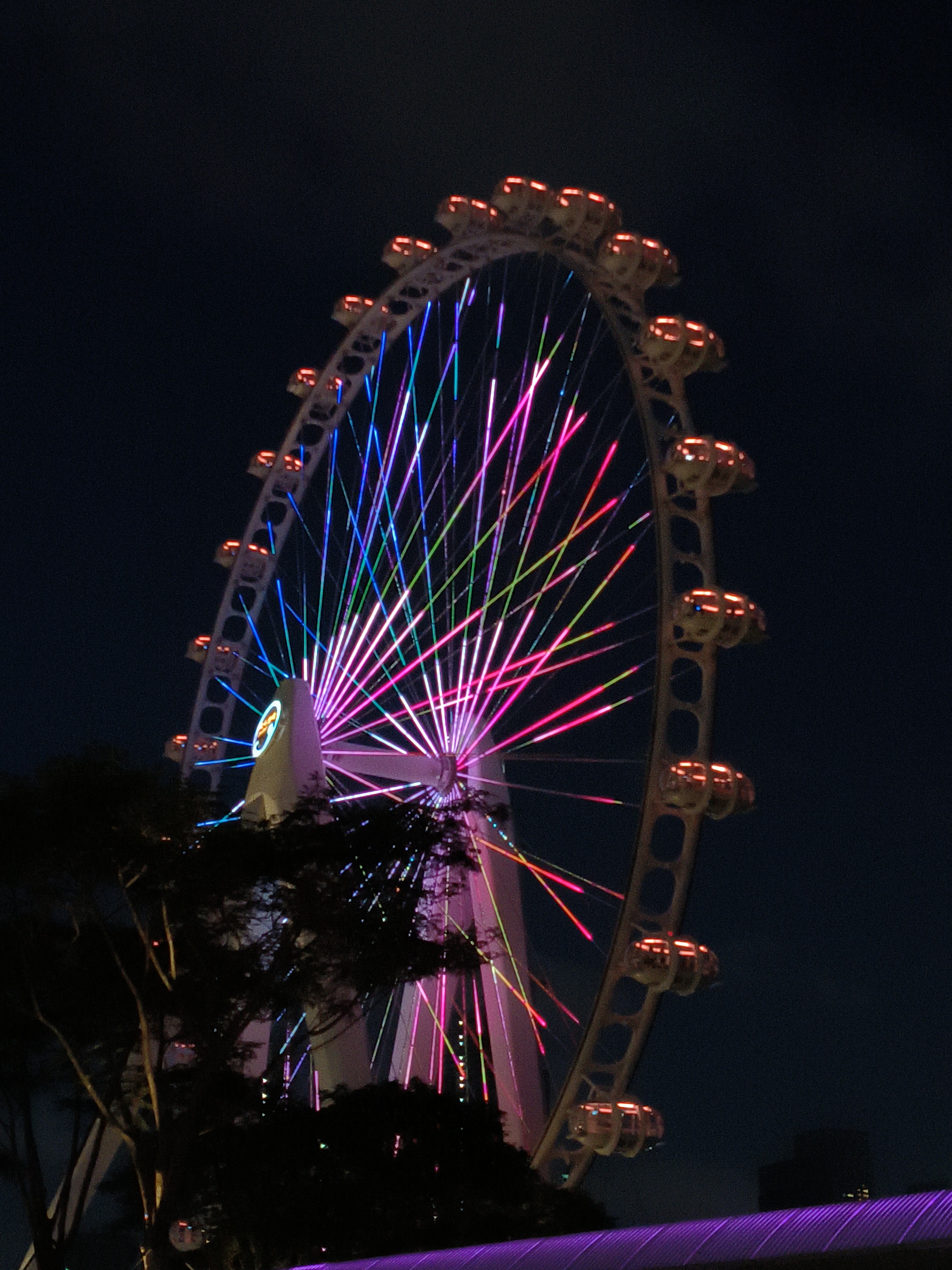 夜晚的天空,深圳前海湾的的夜景,喜欢吗?