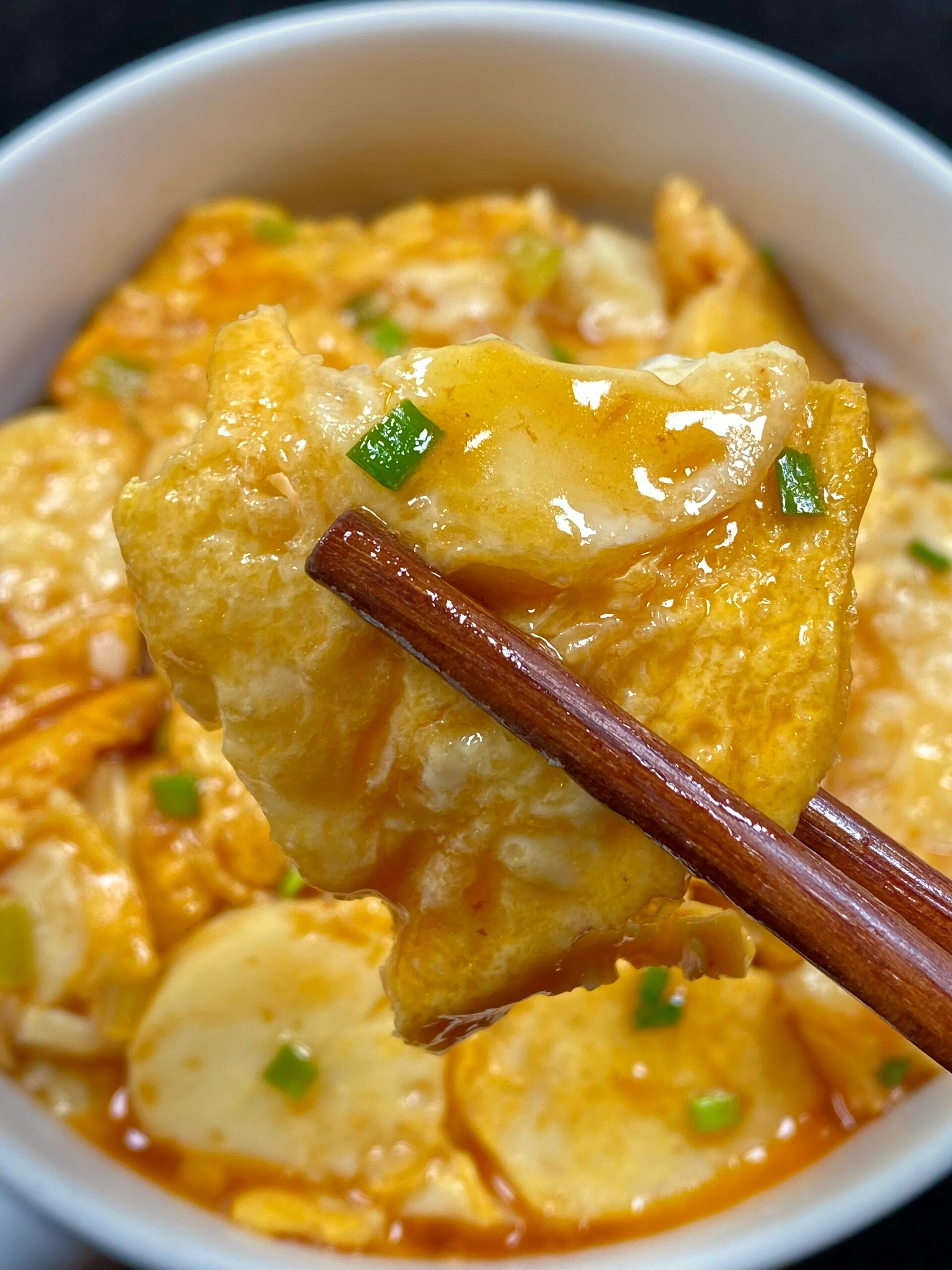 鸡蛋豆腐这样做,鲜香滑嫩真的泰香了,巨好吃!