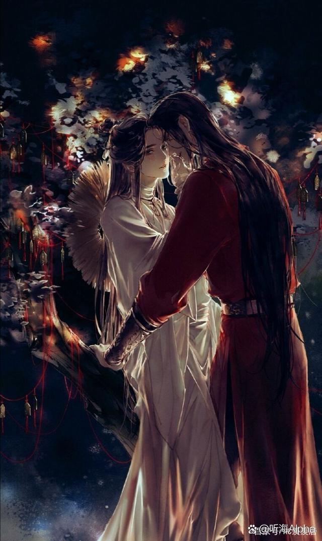 天官赐福,百无禁忌～ 爱花城and谢怜 (分享花城和谢怜图片) #天官赐福