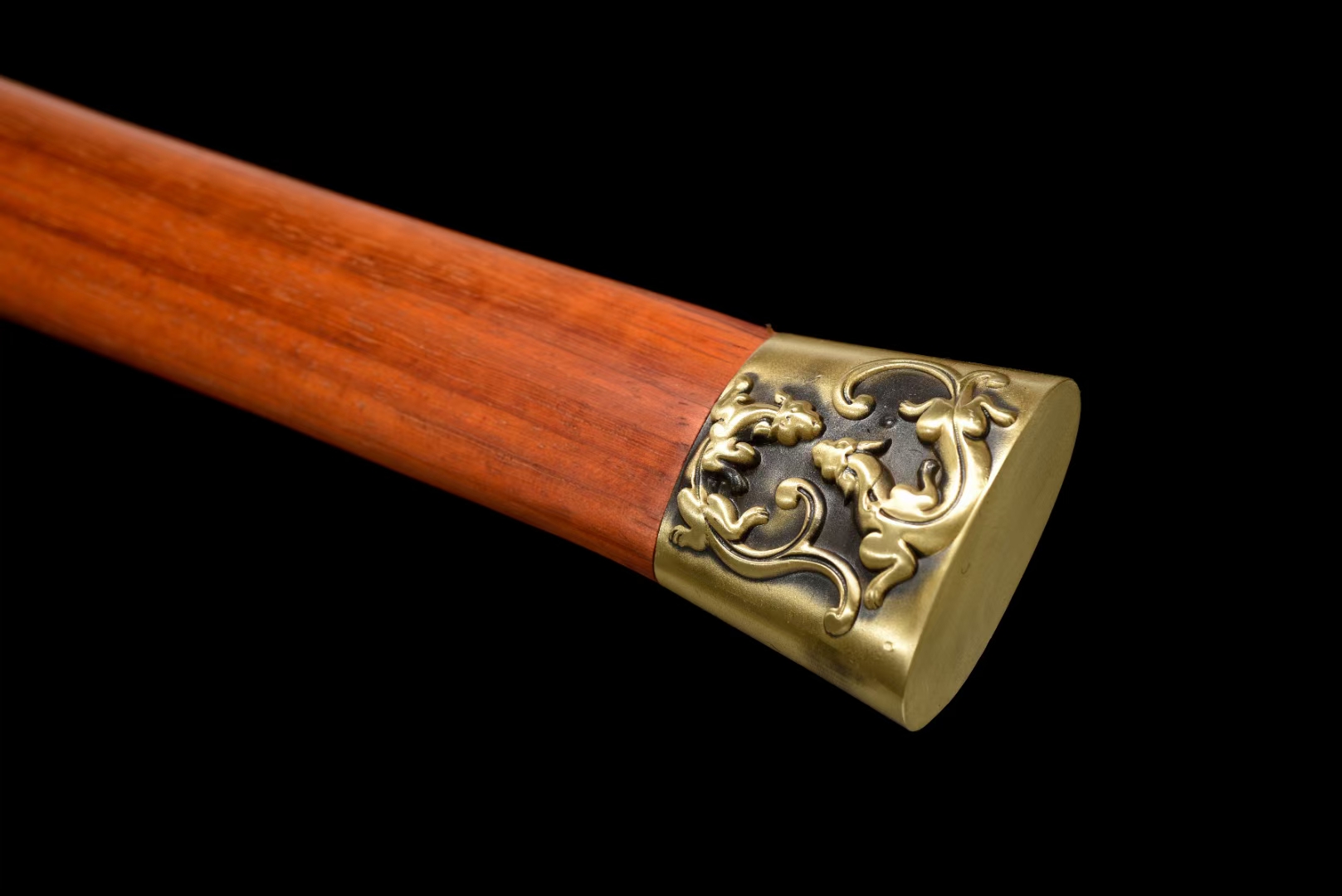 新剑到,龙泉手工精品刀剑欢迎阁下品鉴详询 螭虎汉剑 八面花纹钢血