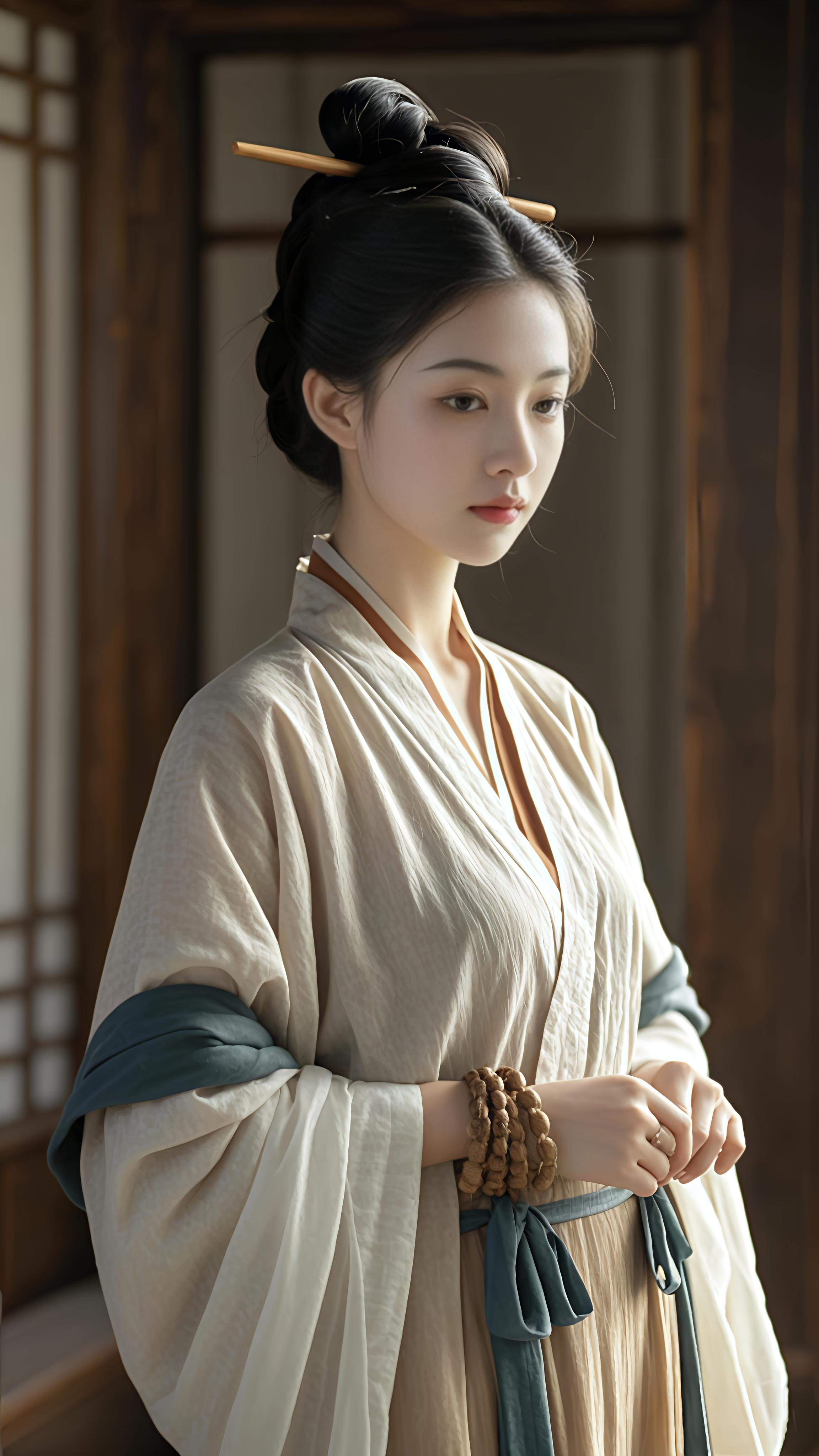 本期主题:战国时期秦国平民美人 一,服饰 1