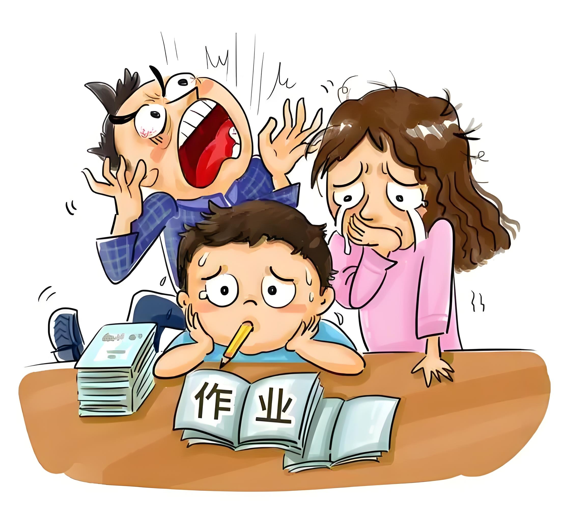 孩子每天作业写不完,应该要怎么办?