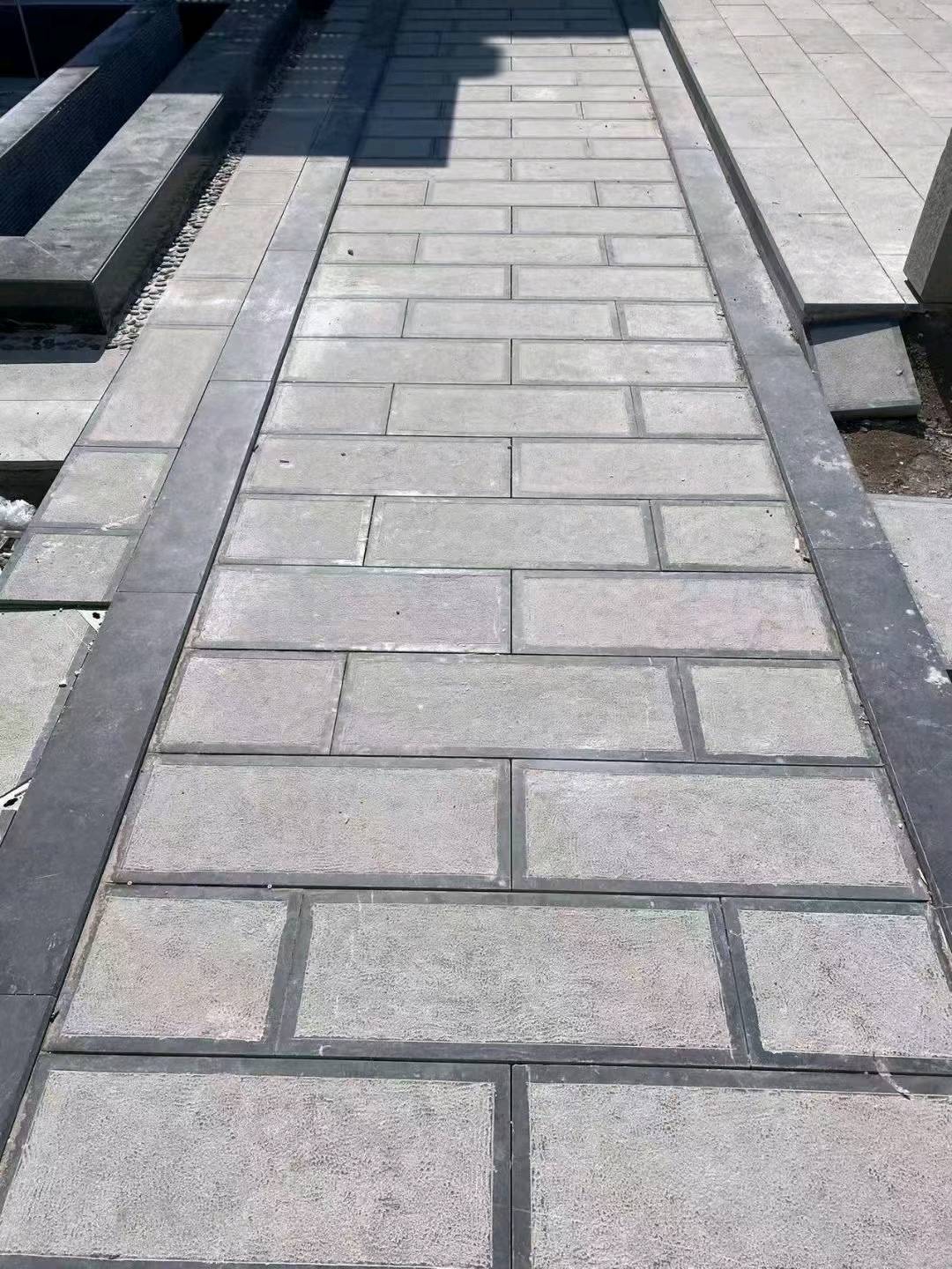 青石板荔枝面地铺石材庭院铺装景区园林地铺石材