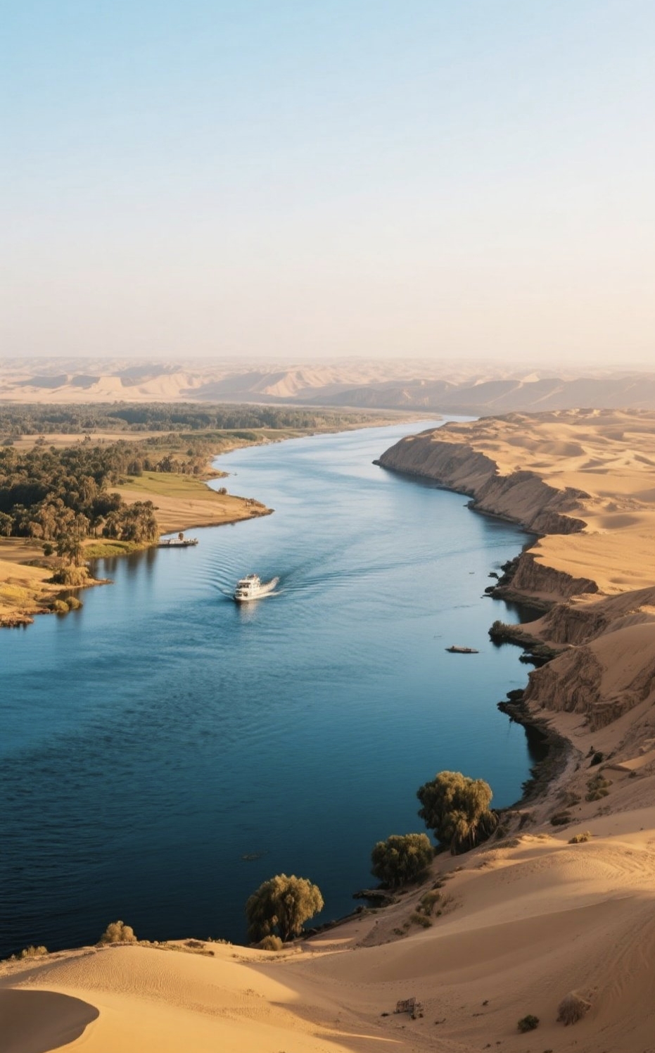 在苏丹喀土穆汇合而成尼罗河流域尼罗河流域风光世界长河苏丹尼罗河