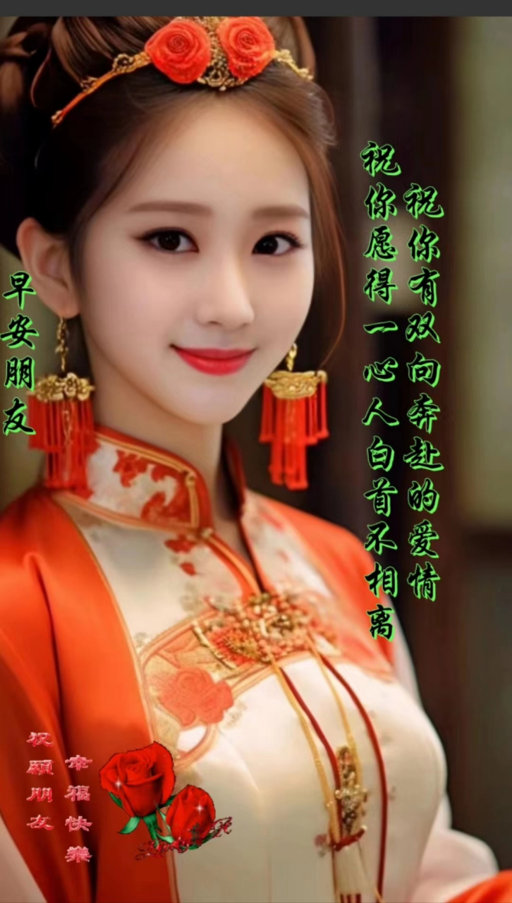 早安心语# 祝你有双向奔赴的爱情 祝你愿得一心