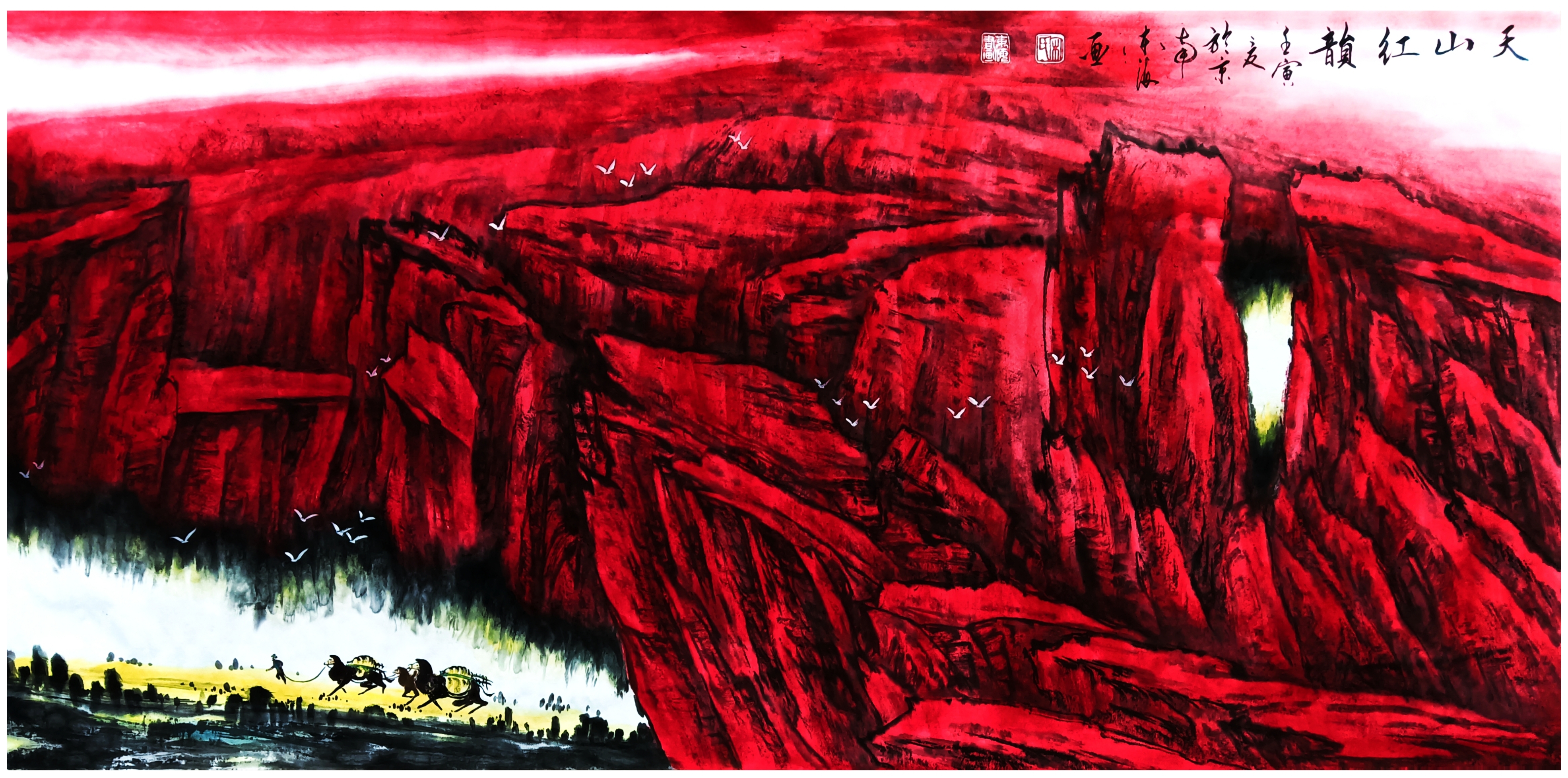 同人群选择不同的礼品,挑选中秋节礼品,可选择一两幅名人手绘书画作品