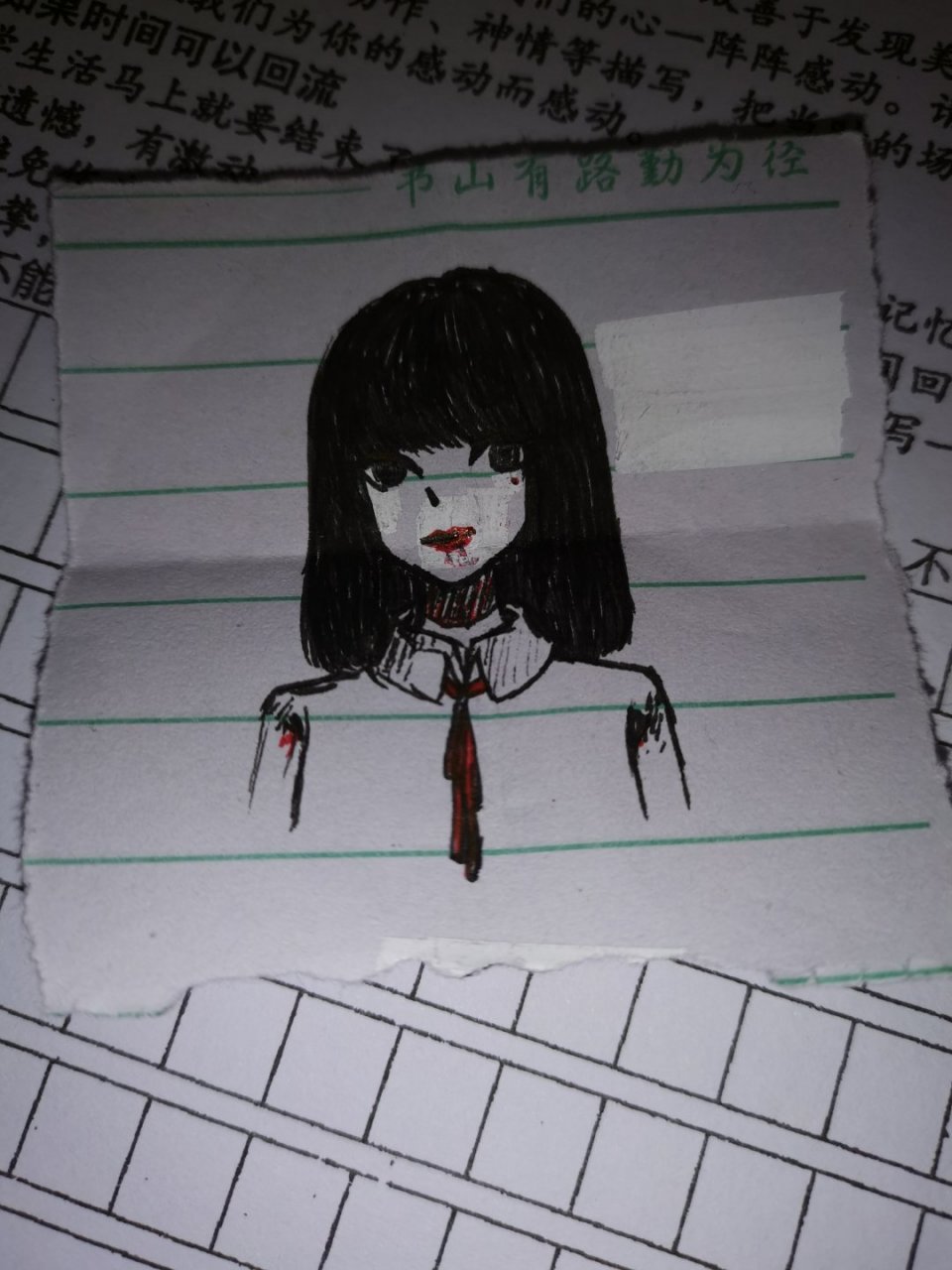 摸鱼 今天的摸鱼稿是娜诺,画的不像,请谅解[二哈]