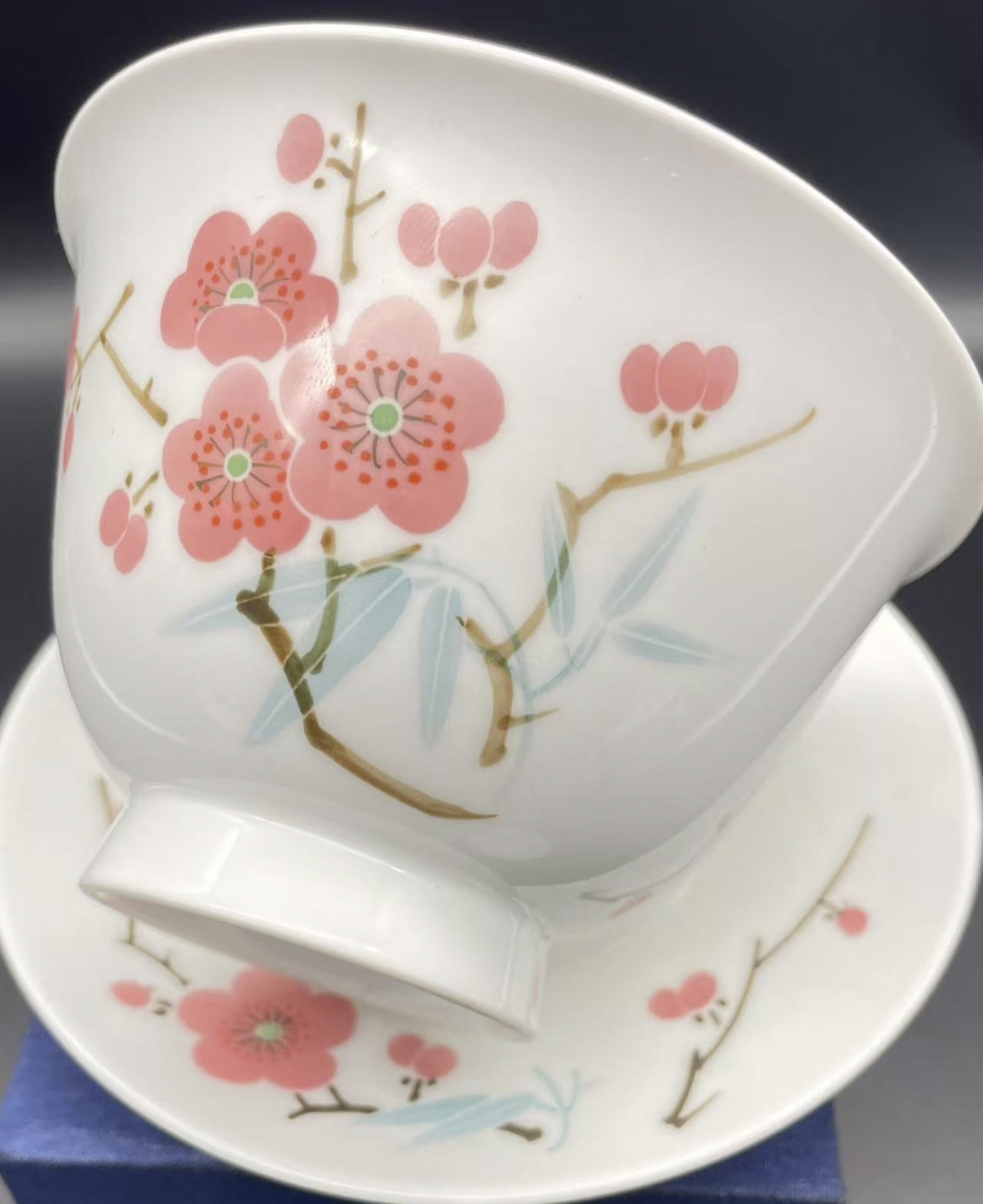 景德镇手工毛瓷,水点桃花,徽徽瓷,有喜欢的关注哦