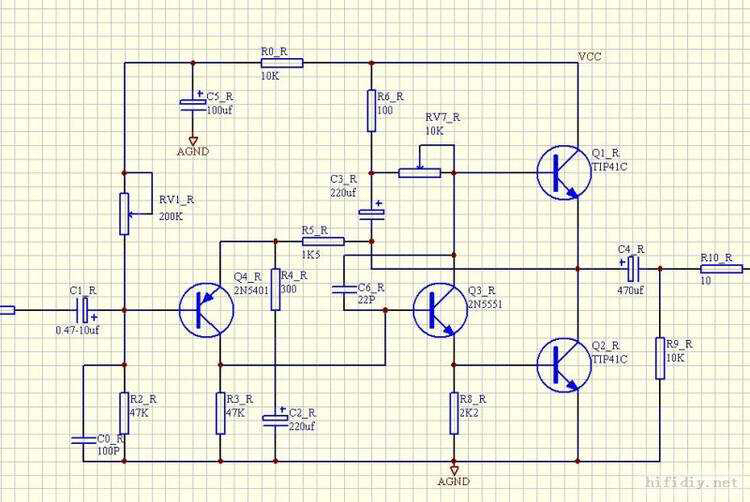 自制最简单功放电路图图片