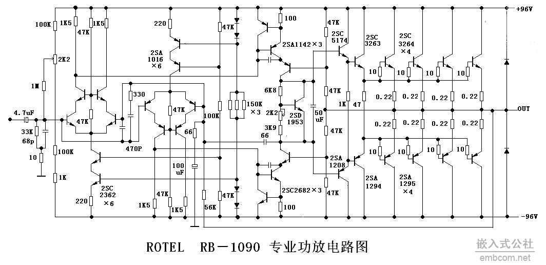 现代发烧功放电路有很复杂的如图一,也有很简单的,让发烧友云里雾里